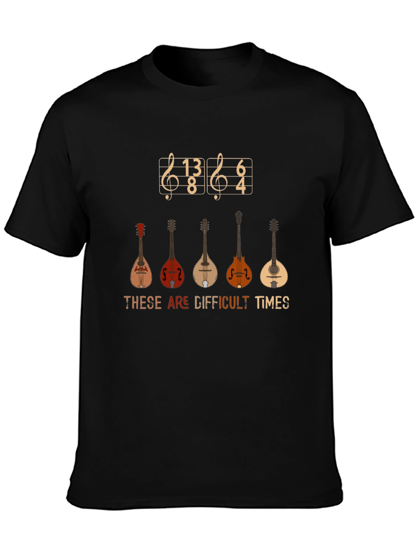 Difficult Times Mandolin T-Shirt