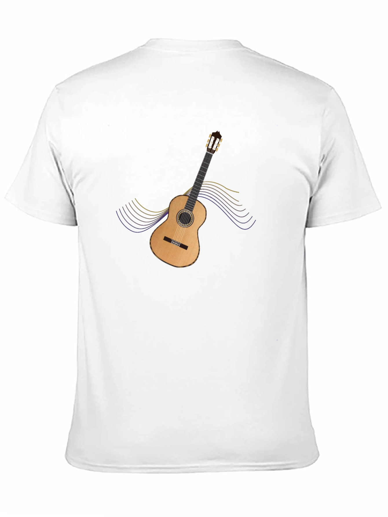 Guitar Graphic Black T-Shirt - Music Lovers Tee