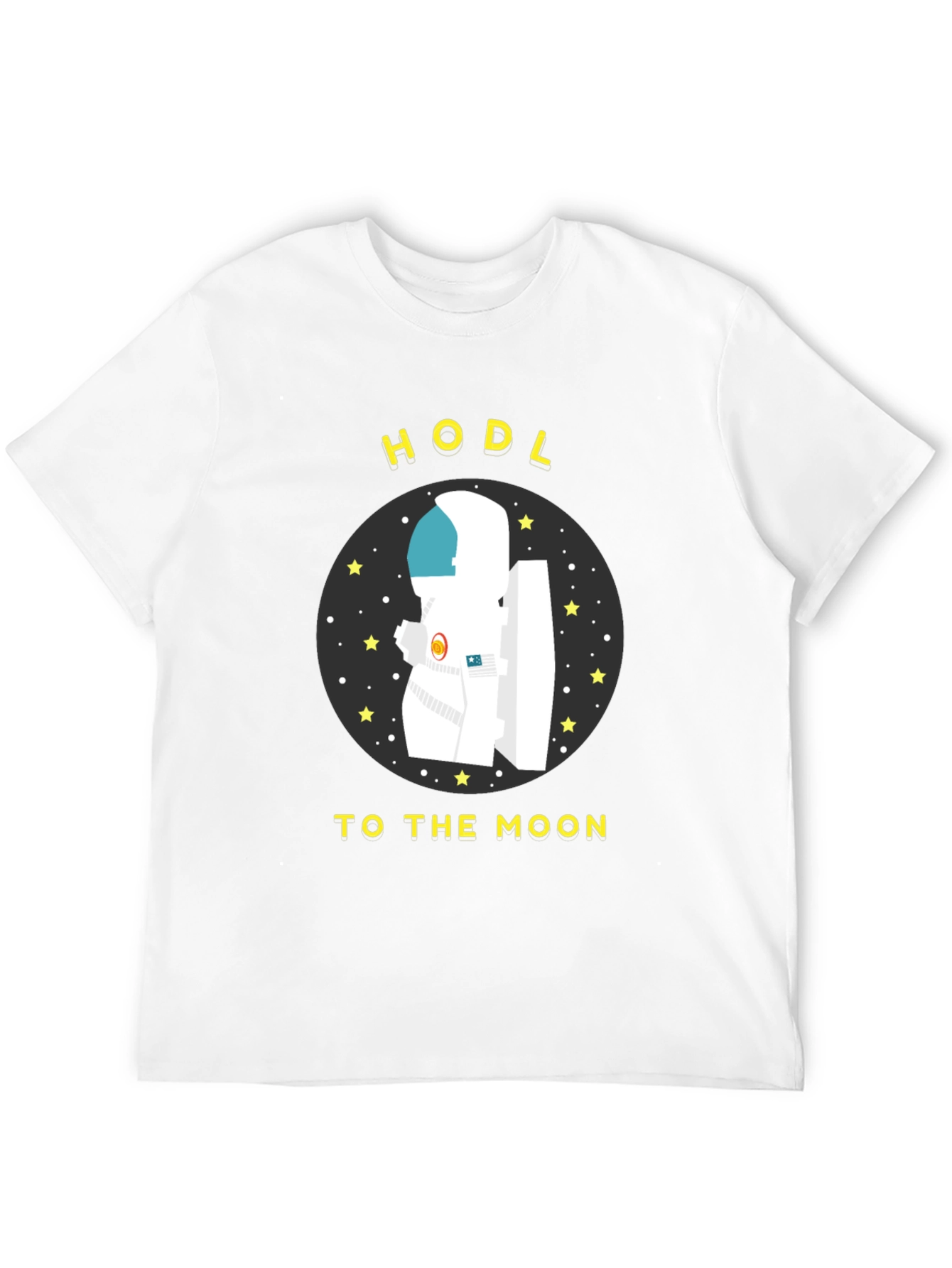 HODL to the Moon T-Shirt Crypto Astronaut