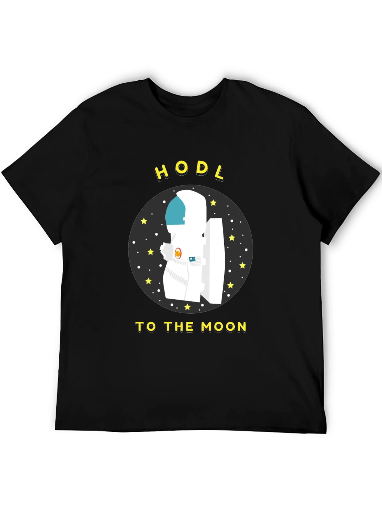HODL to the Moon T-Shirt Crypto Astronaut