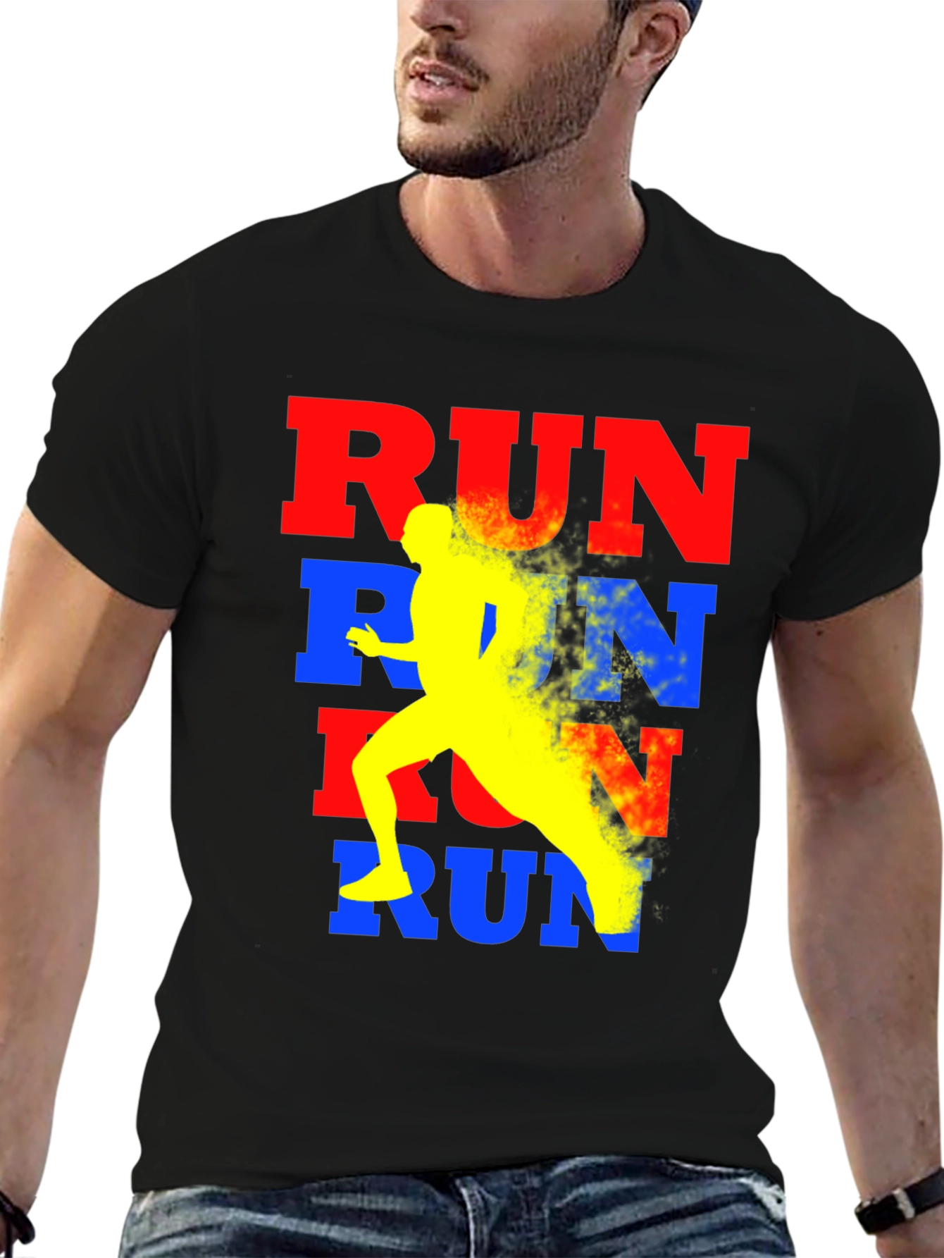 Run Graphic Tee - Athlete Design