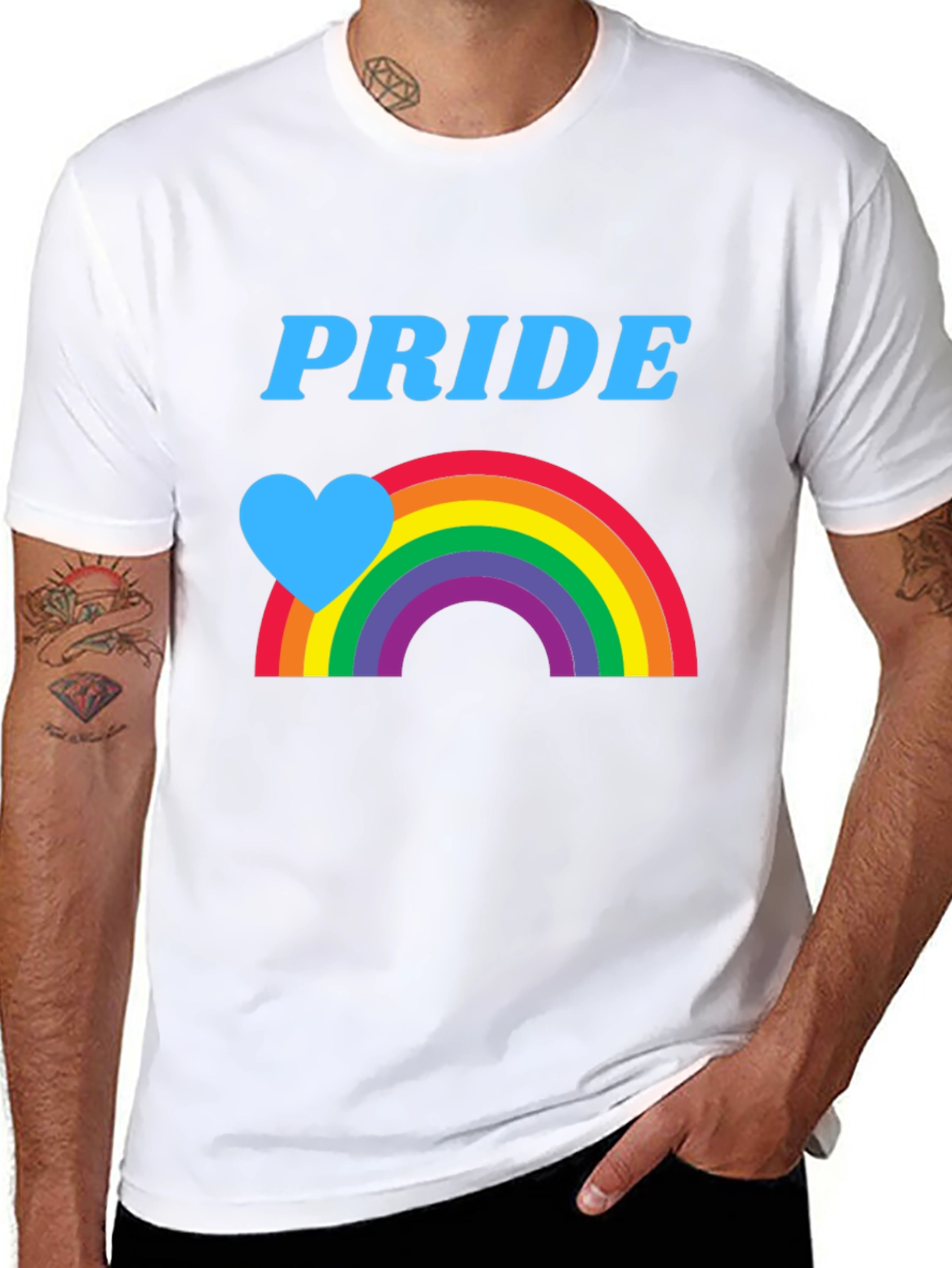 Pride Rainbow Graphic T-Shirt