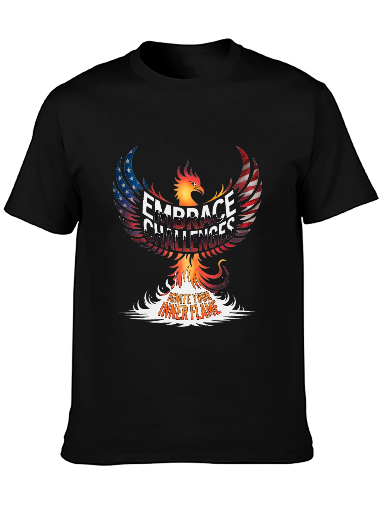 Embrace Challenges Phoenix Graphic Tee