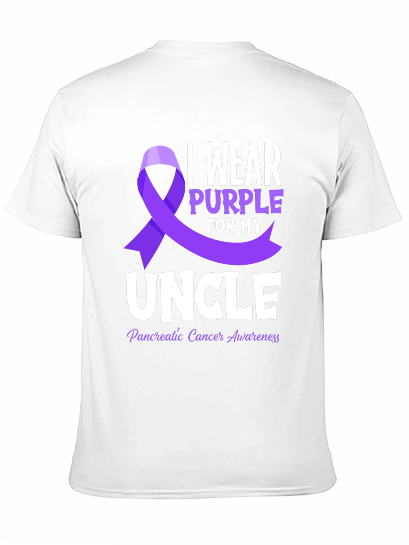 Purple Ribbon Pancreatic Cancer Awareness T-Shirt