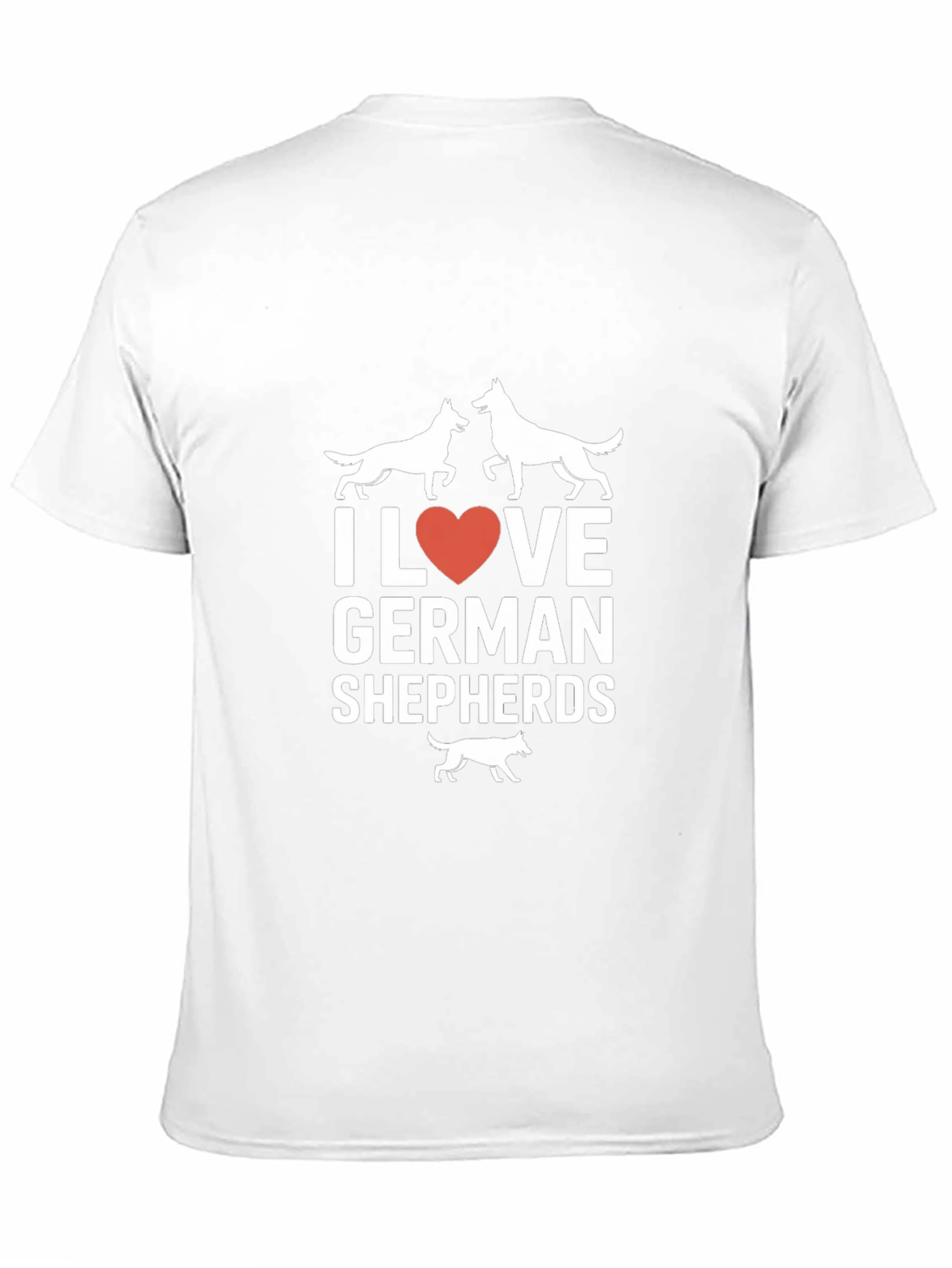 I Love German Shepherds Graphic T-Shirt