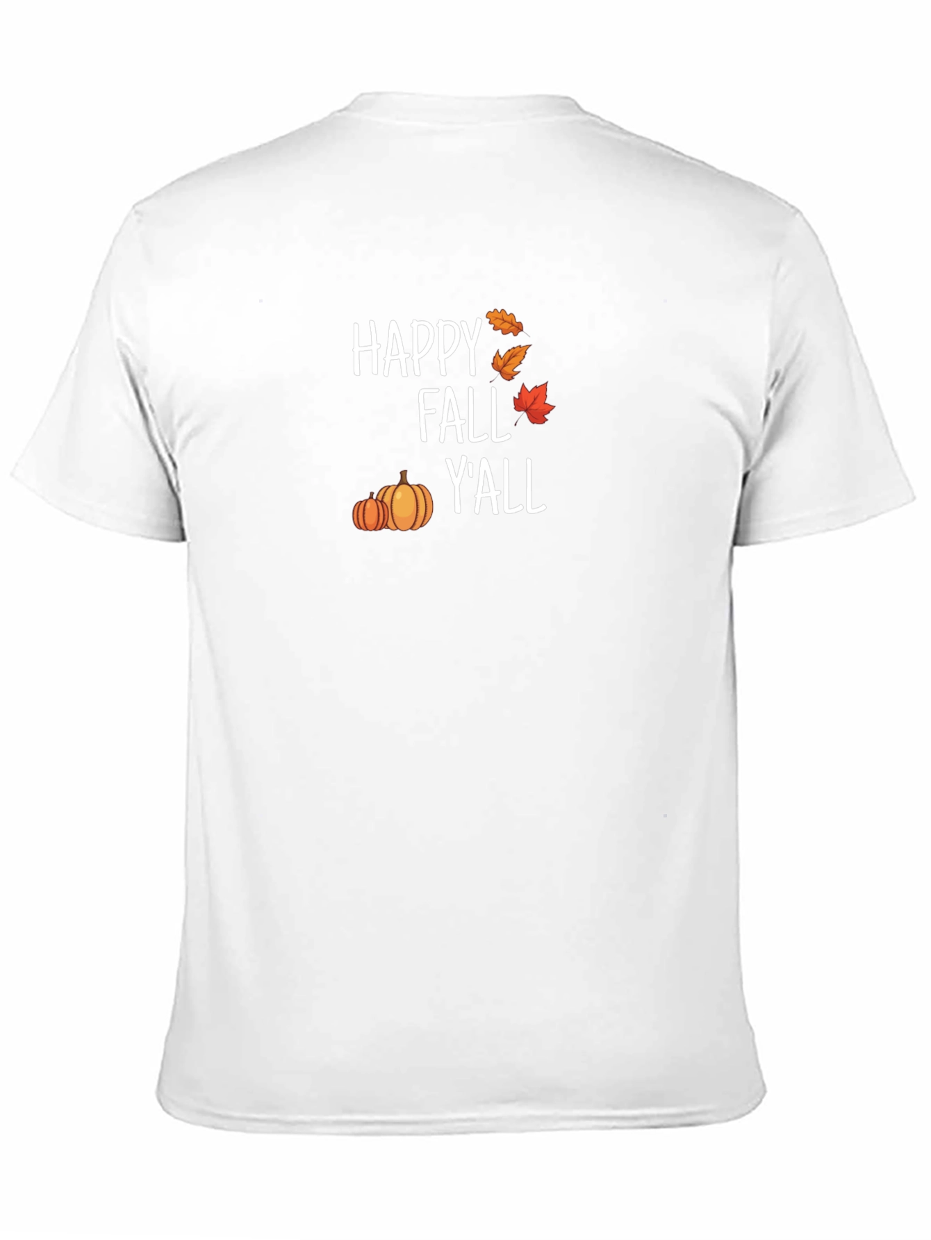 Happy Fall Yall Graphic Tee - Black