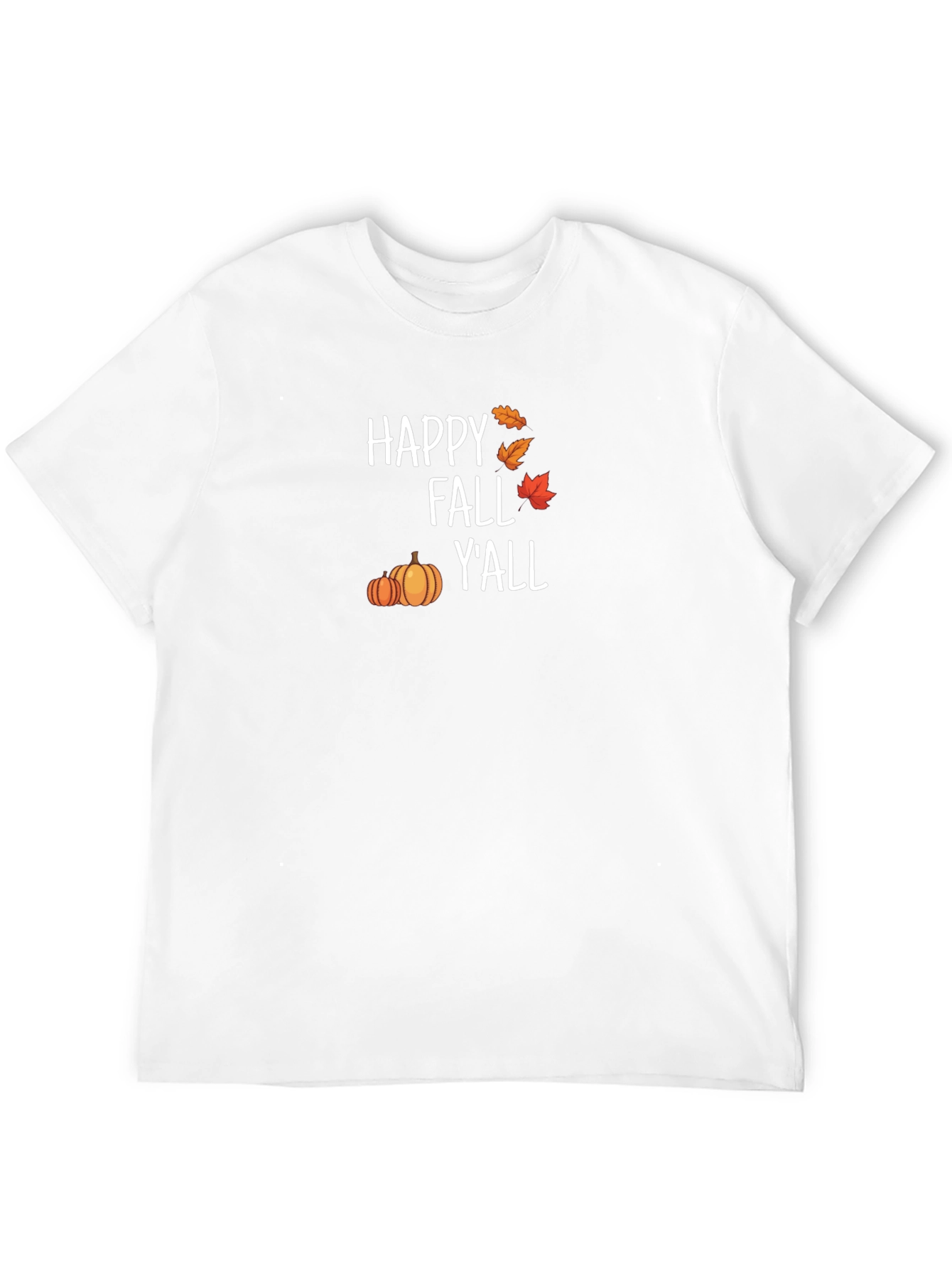 Happy Fall Yall Graphic Tee - Black