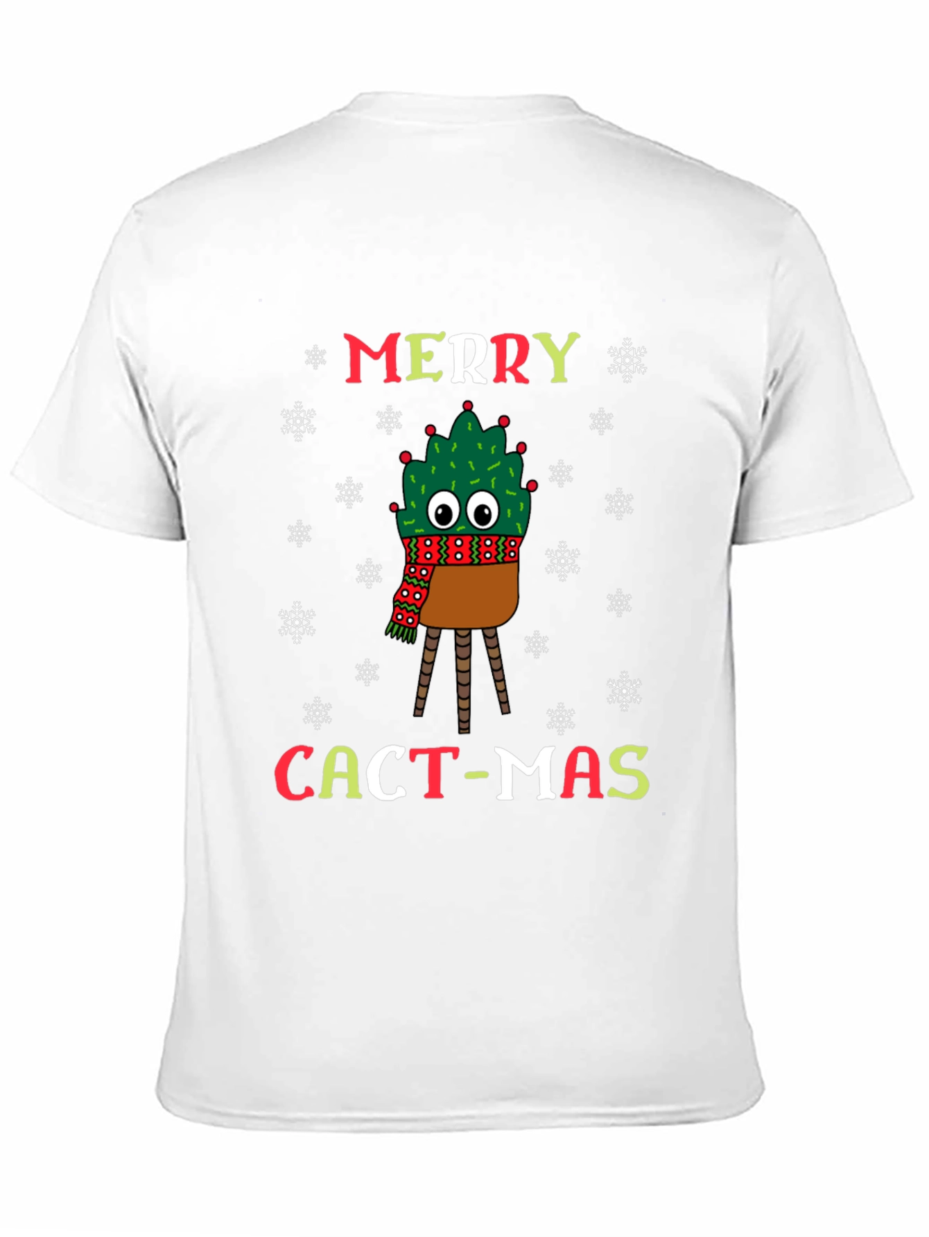 Merry Cact-Mas T-Shirt - Holiday Cactus Christmas Tee