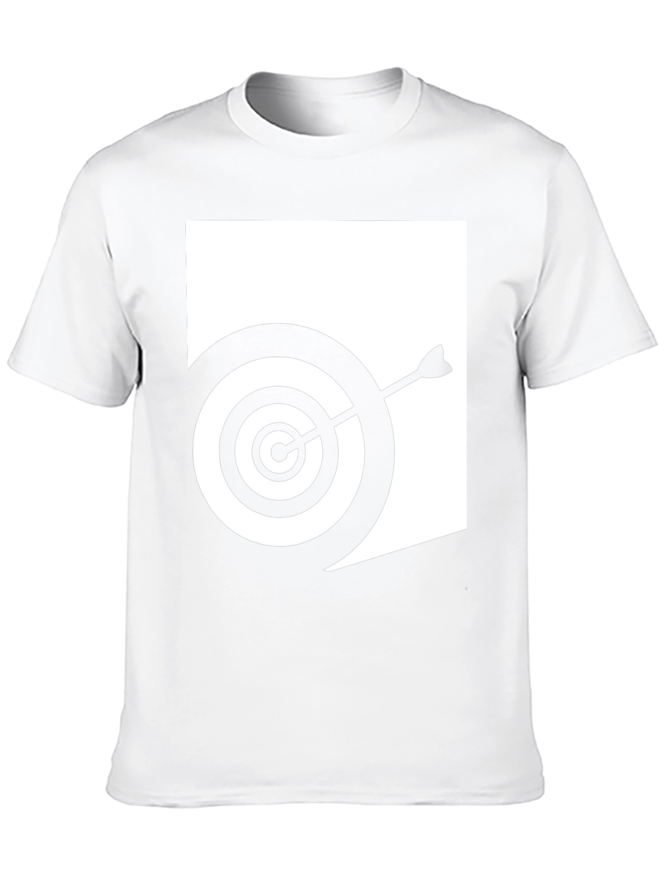 Target Bullseye Arrow Graphic Black T-Shirt