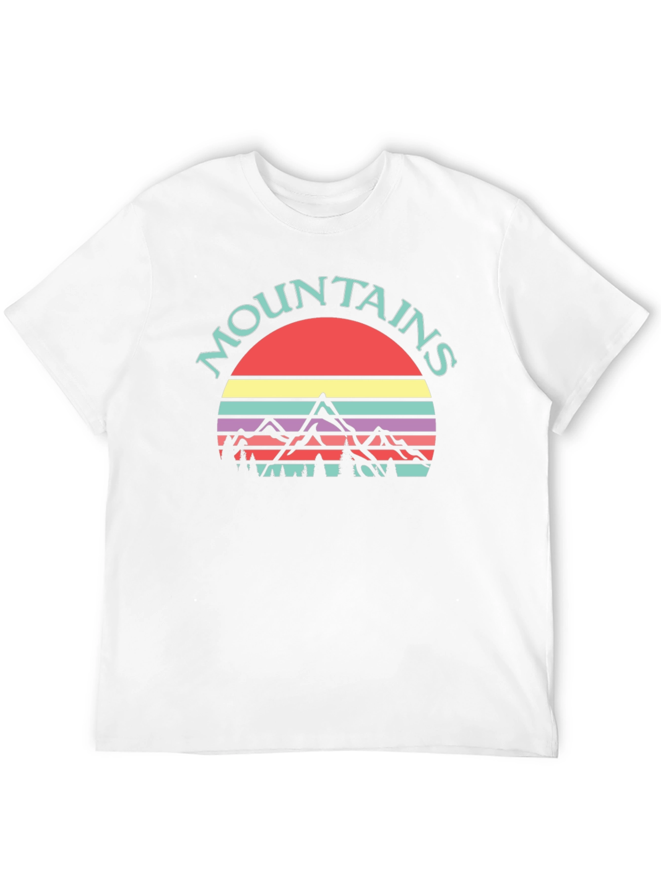 Retro Mountains Graphic Tee - Adventure Ready!