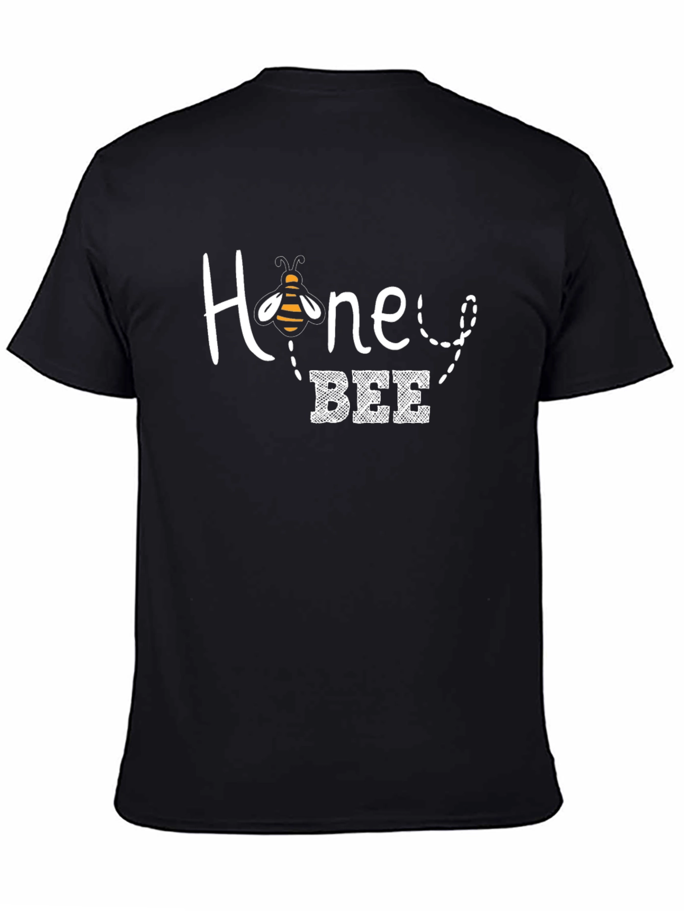 Honey Bee Graphic T-Shirt - Black