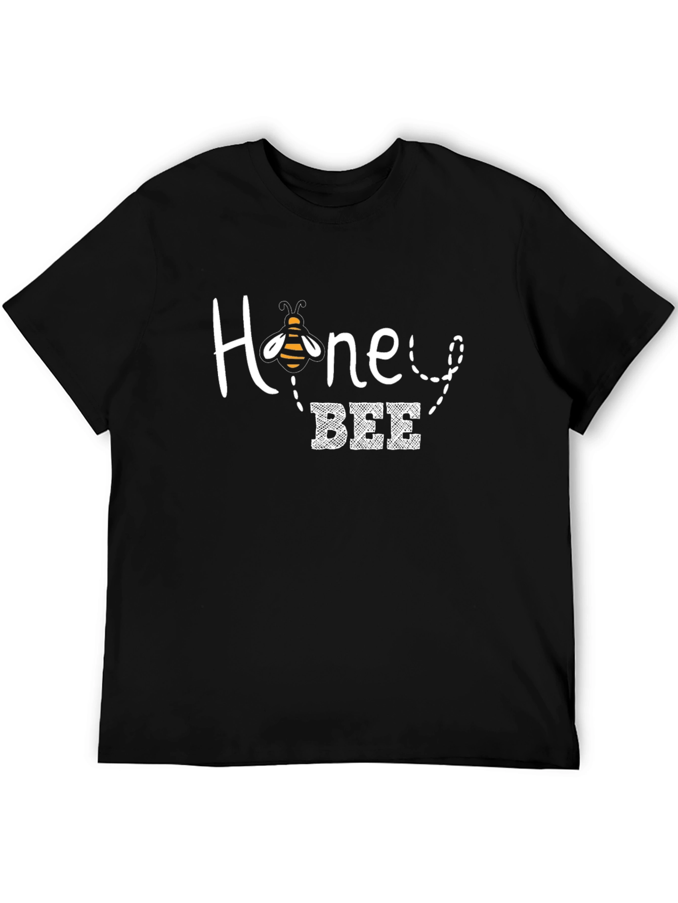 Honey Bee Graphic T-Shirt - Black