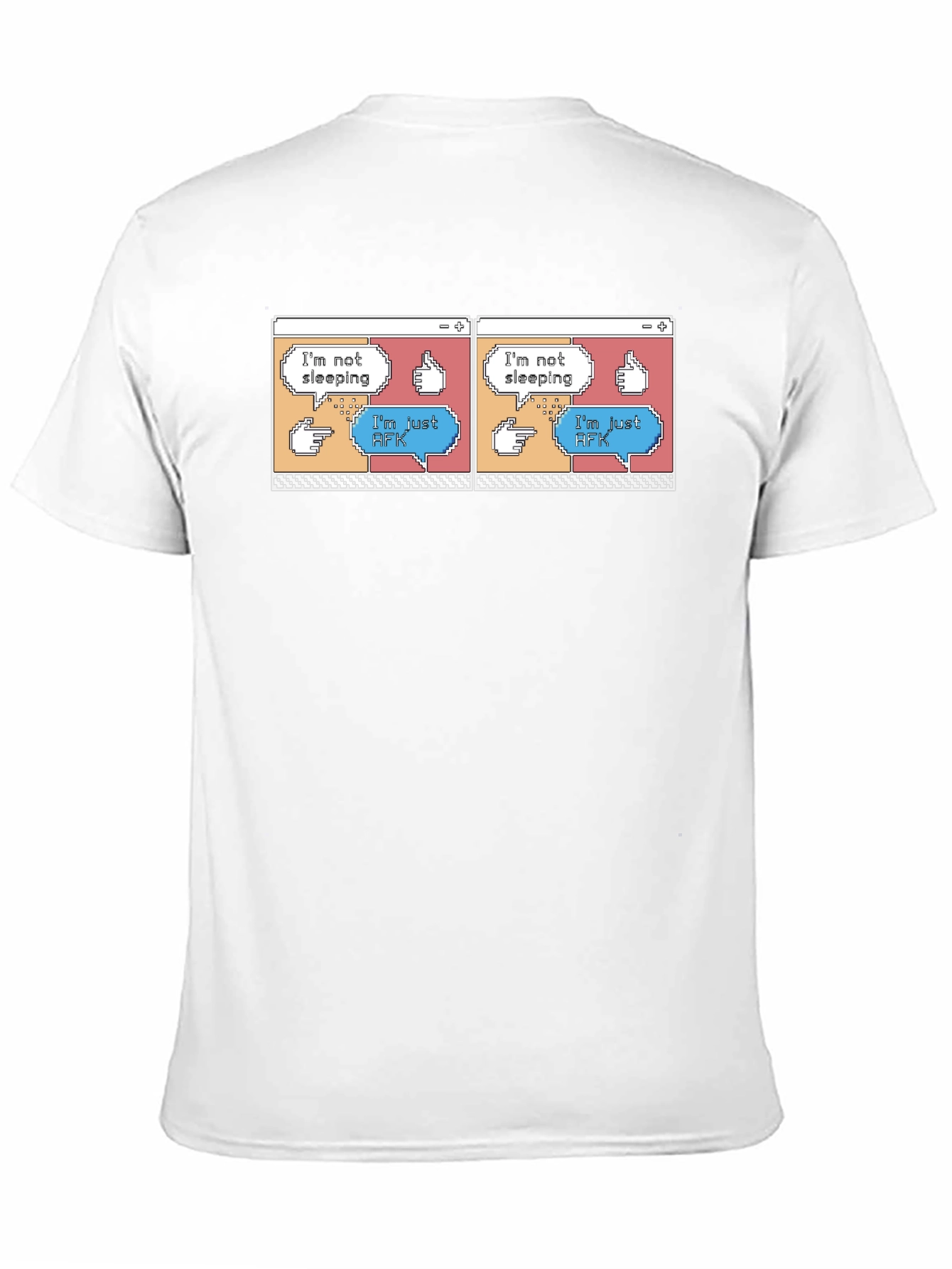 Im Not Sleeping Im Just AFK Black T-Shirt