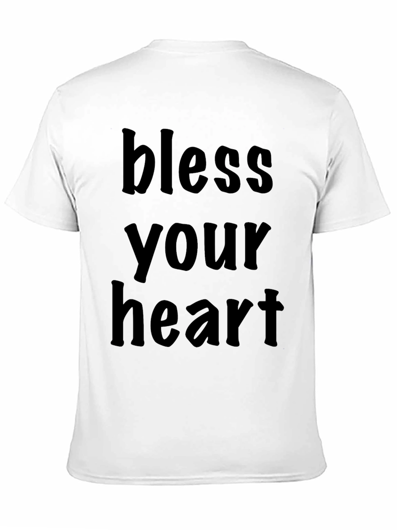 Bless Your Heart Black Graphic T-Shirt