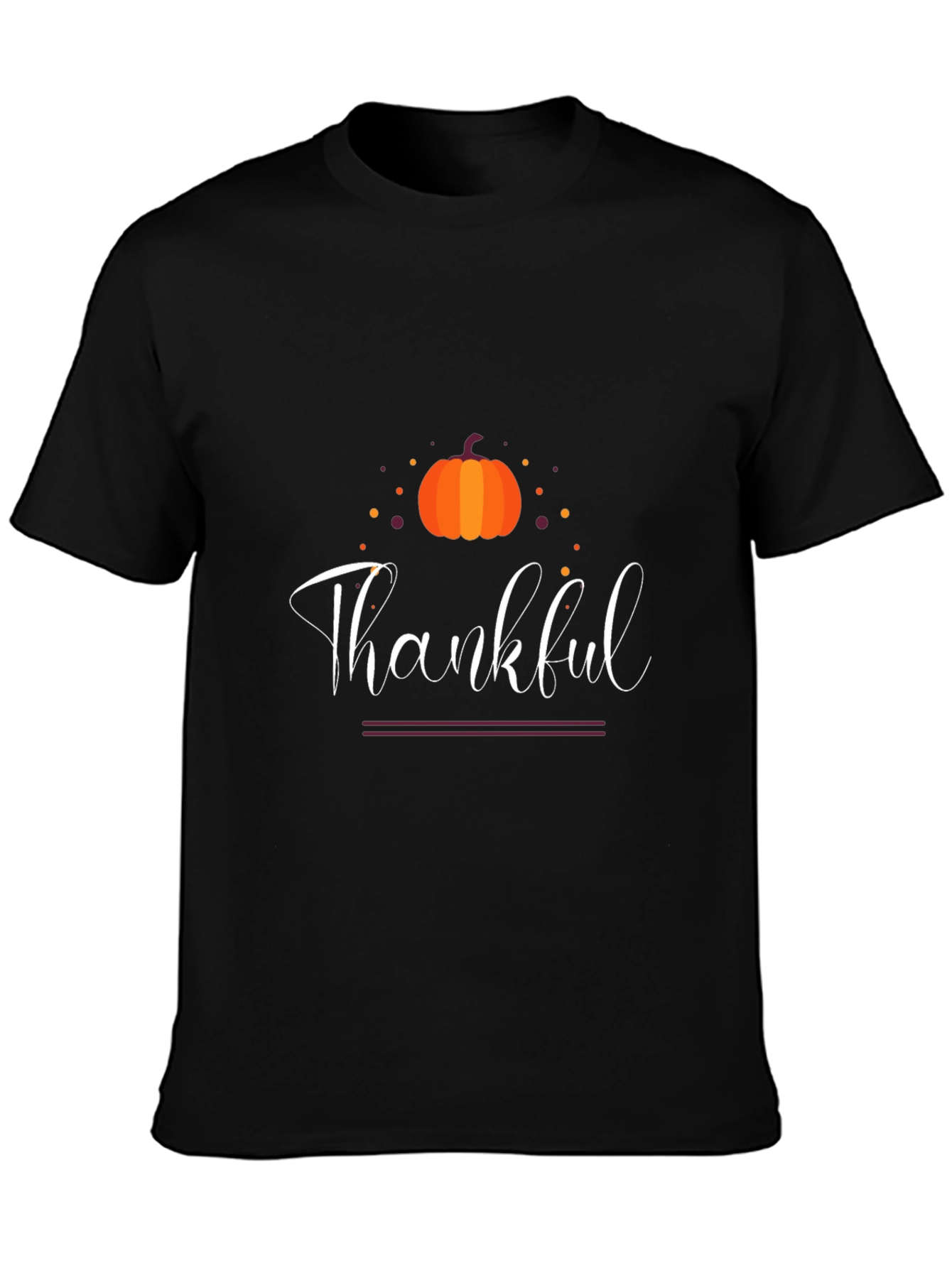 Thankful Pumpkin Graphic Tee - Fall T-Shirt