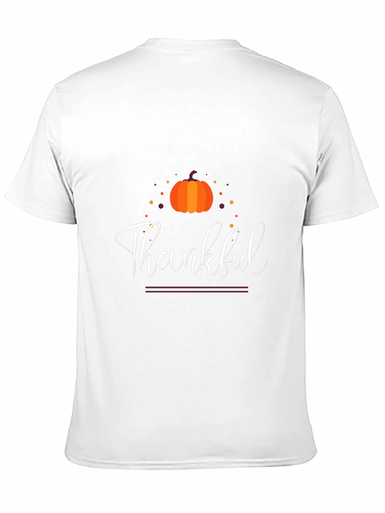 Thankful Pumpkin Graphic Tee - Fall T-Shirt
