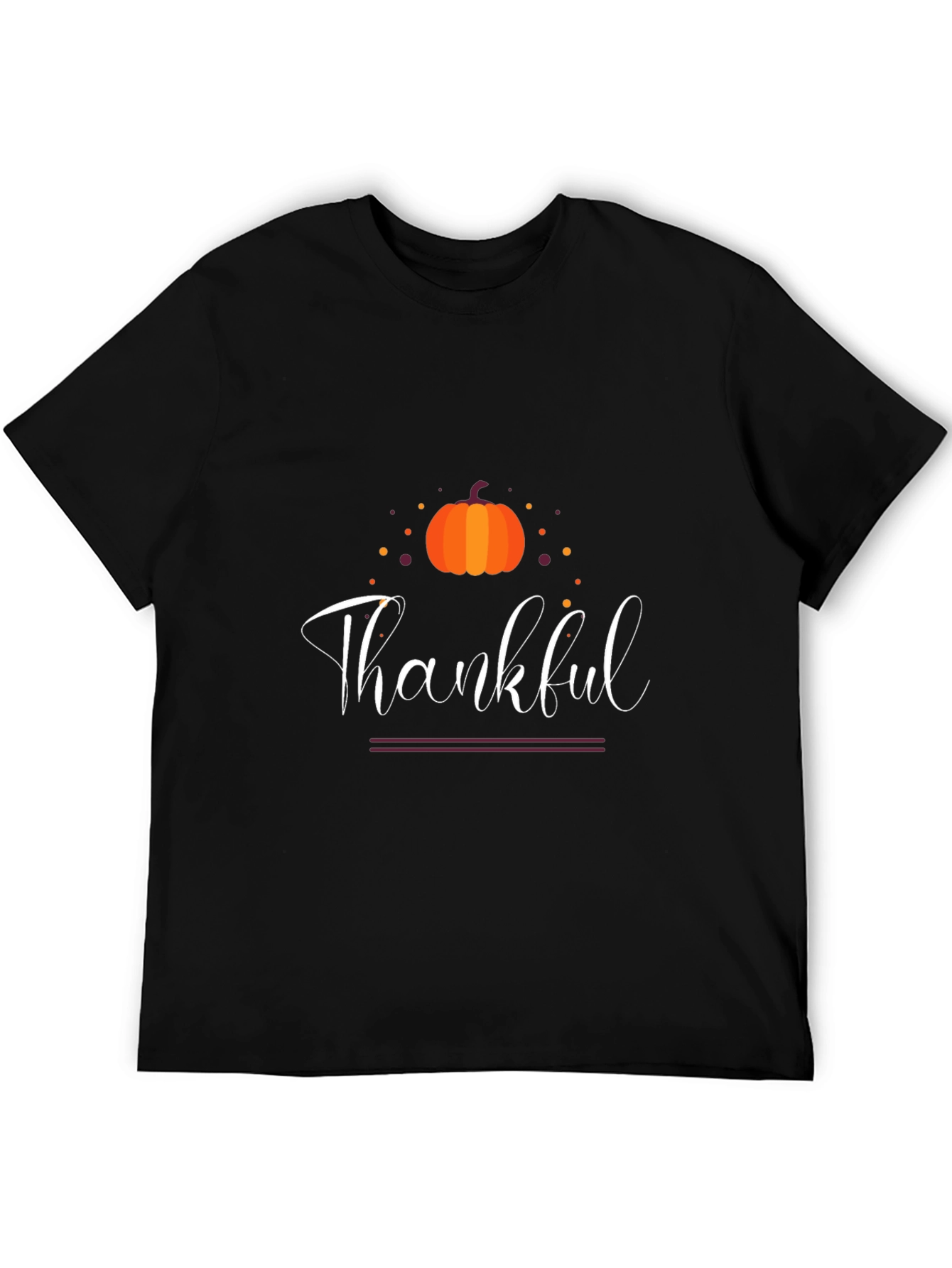 Thankful Pumpkin Graphic Tee - Fall T-Shirt