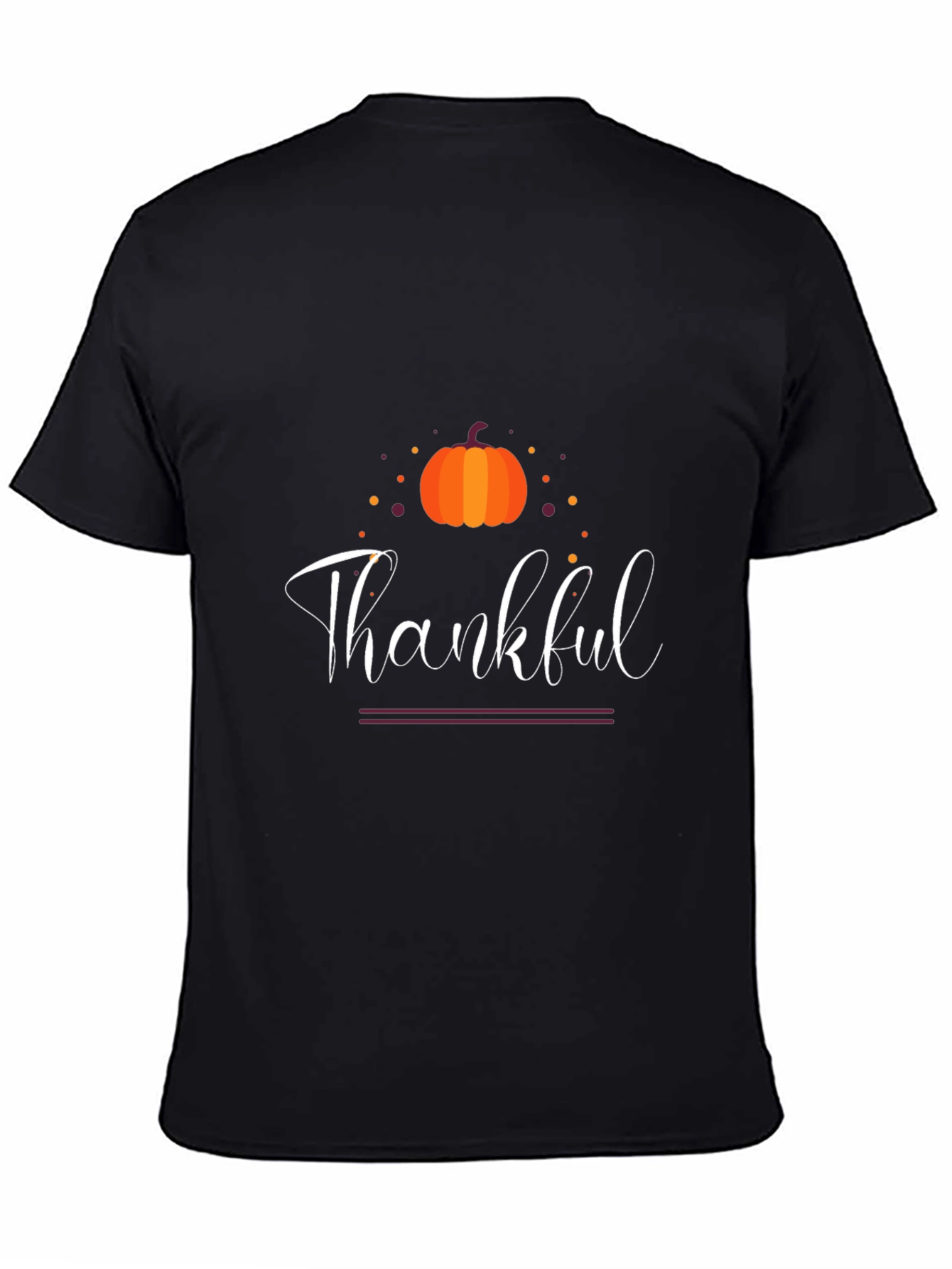Thankful Pumpkin Graphic Tee - Fall T-Shirt