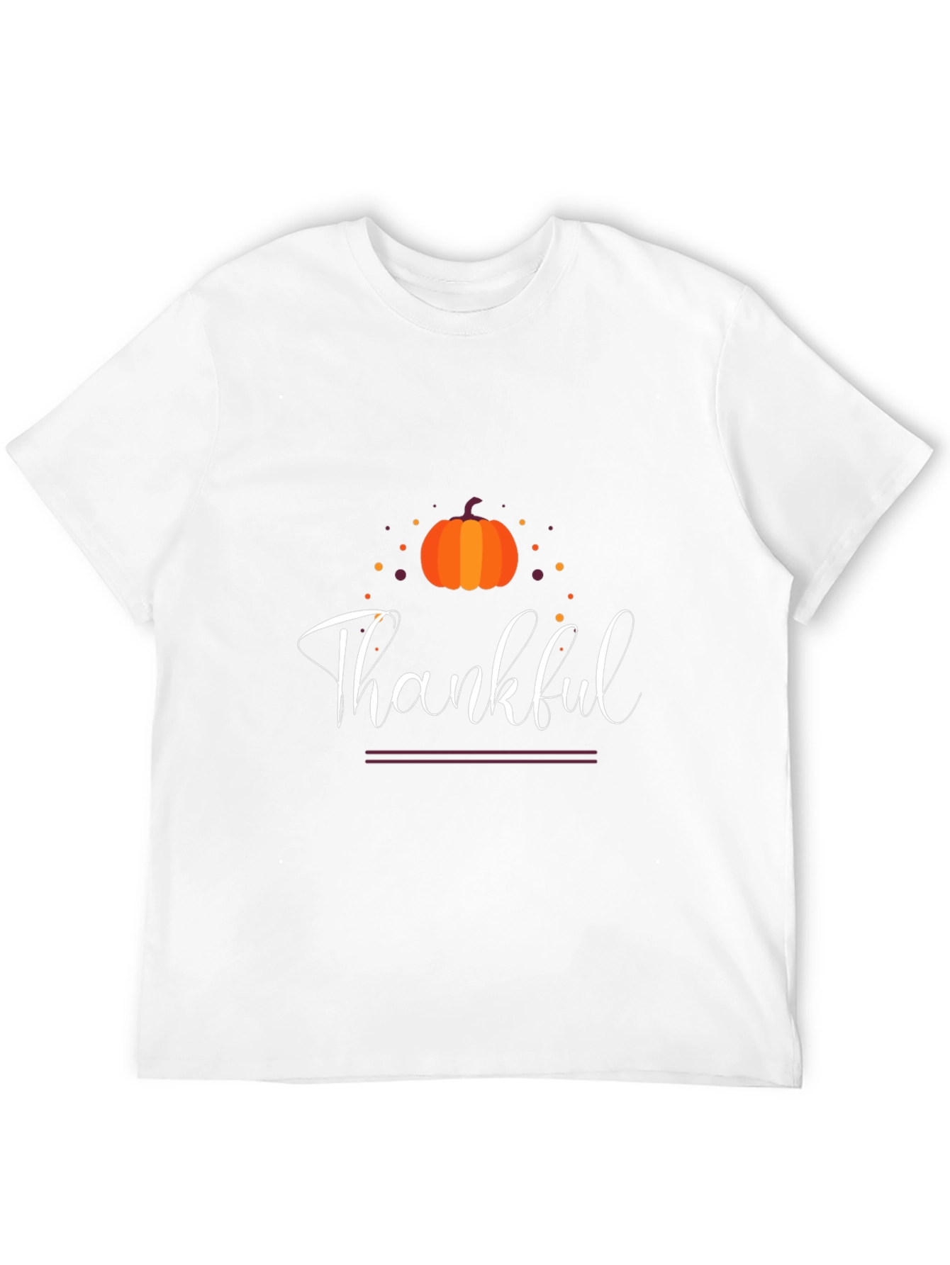 Thankful Pumpkin Graphic Tee - Fall T-Shirt