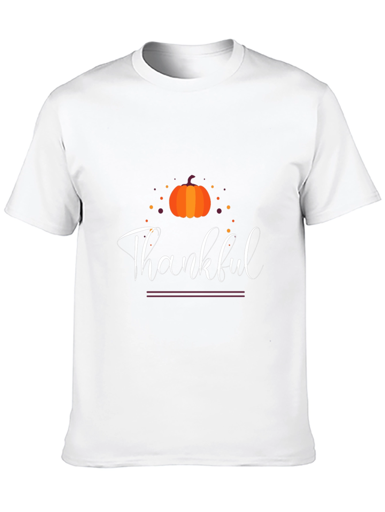 Thankful Pumpkin Graphic Tee - Fall T-Shirt