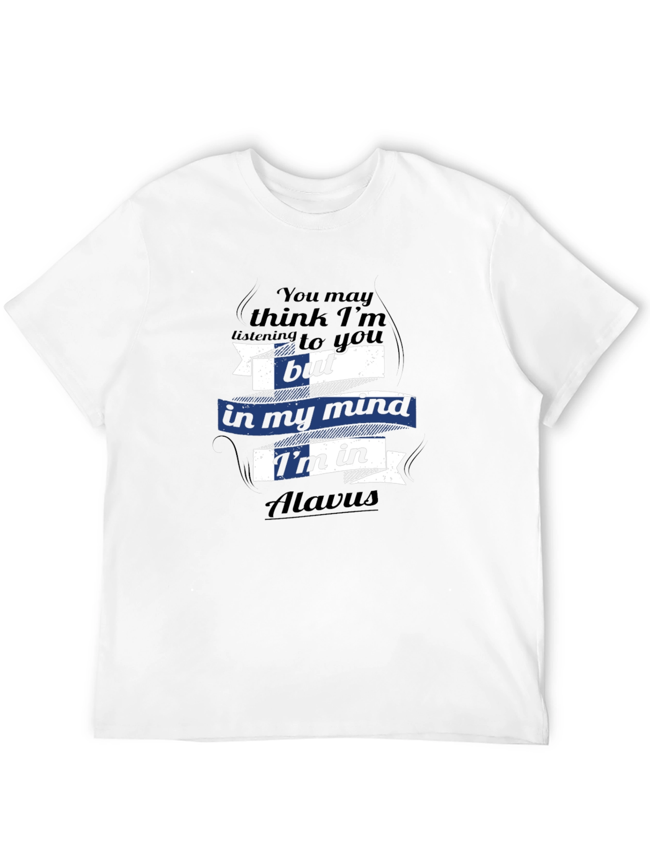 Alavus Finland Mind T-Shirt - Black Cotton Tee