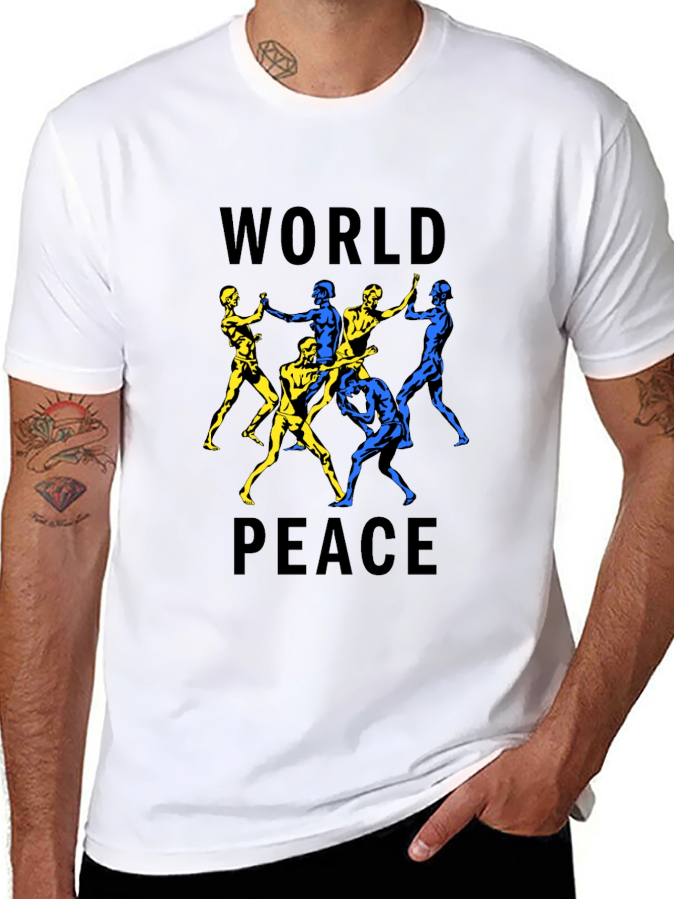 World Peace Graphic Tee - Black