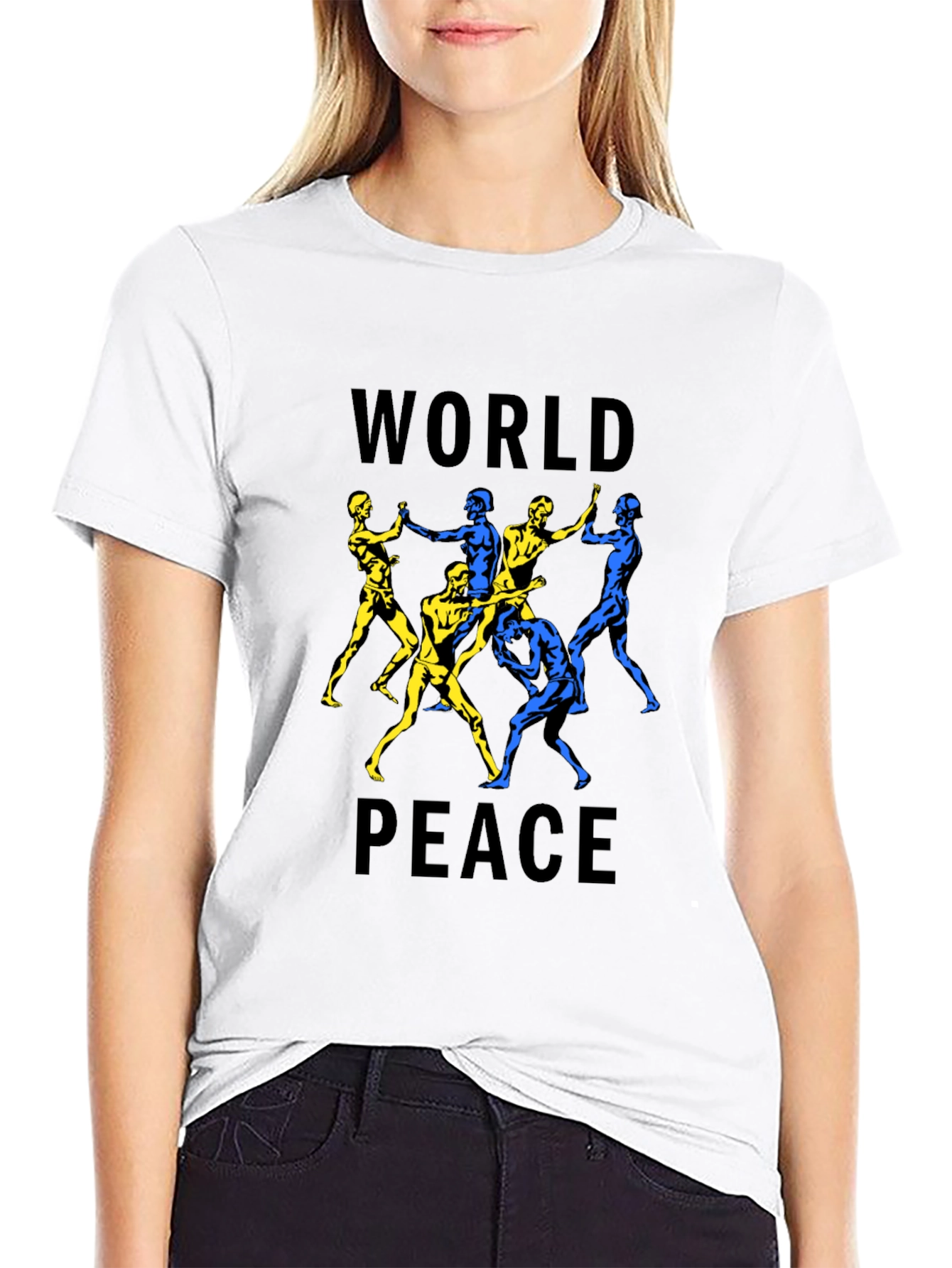 World Peace Graphic Tee - Black
