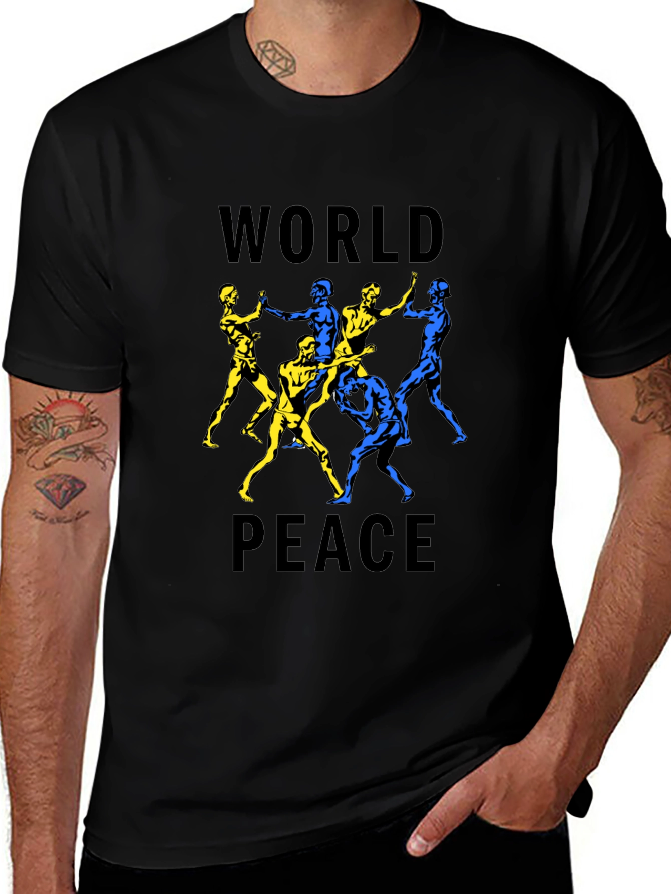 World Peace Graphic Tee - Black