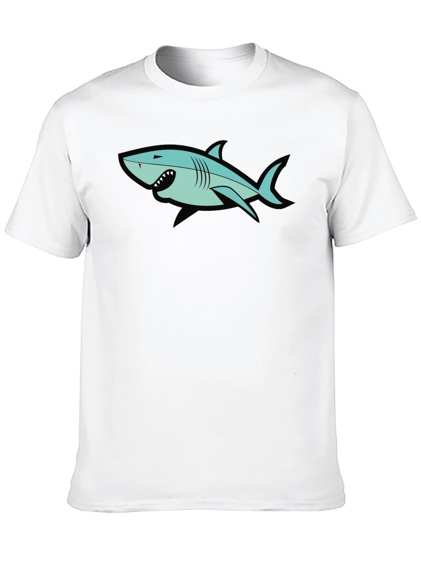 Shark Graphic Black T-Shirt