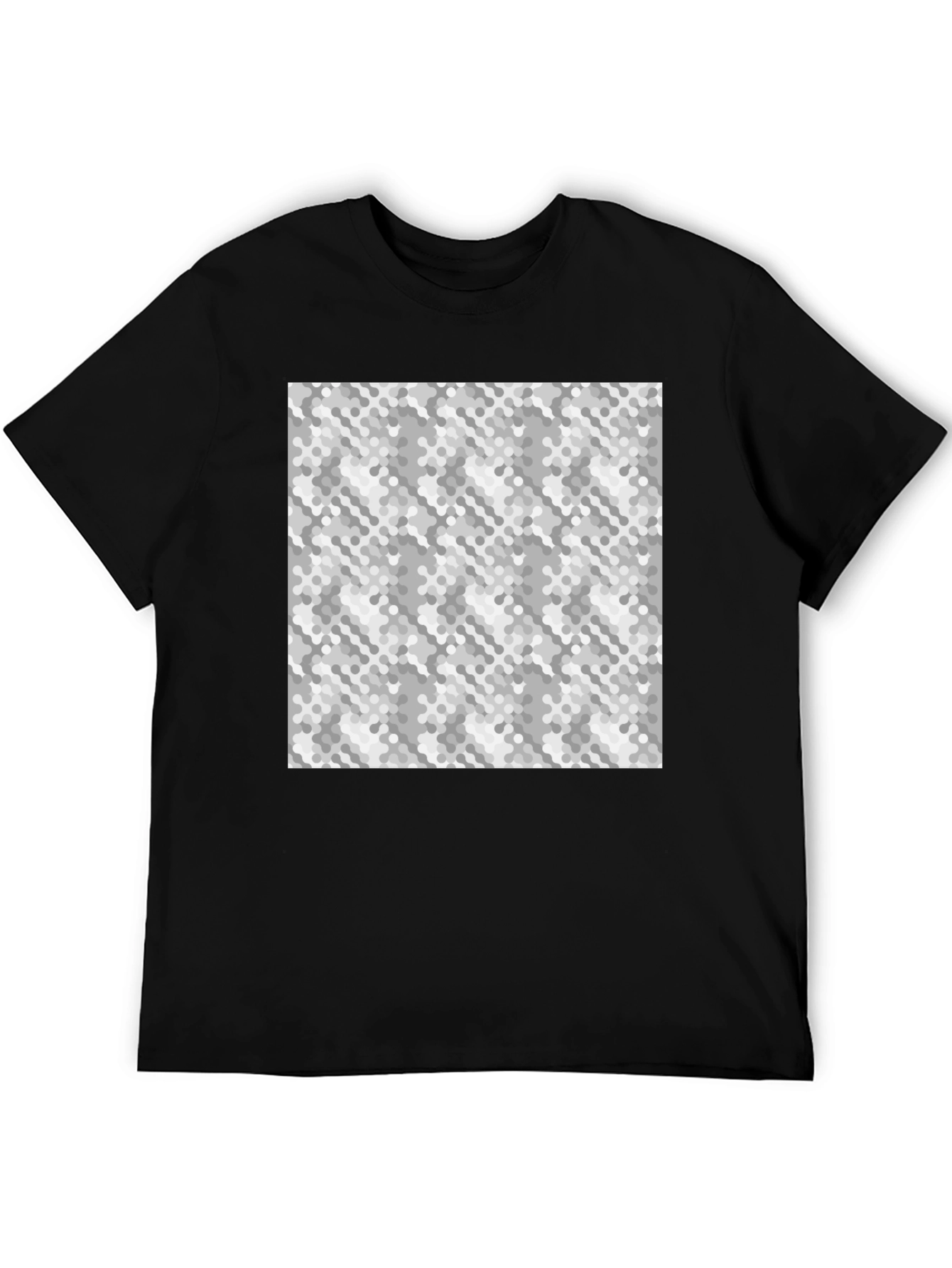 Patterned Mens T-Shirt - Stylish Casual Wear
