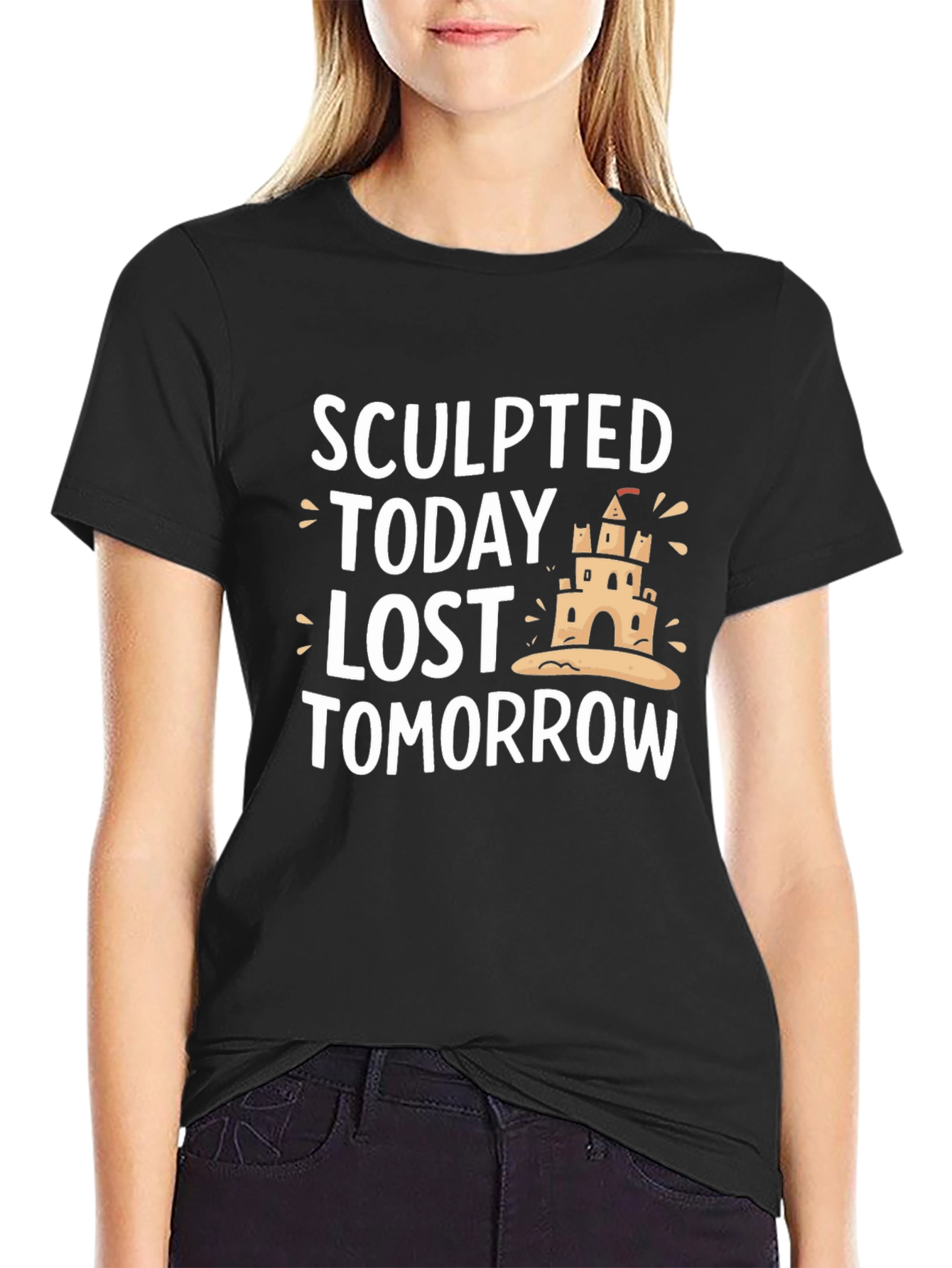 Sculpted Today Lost Tomorrow Graphic Tee