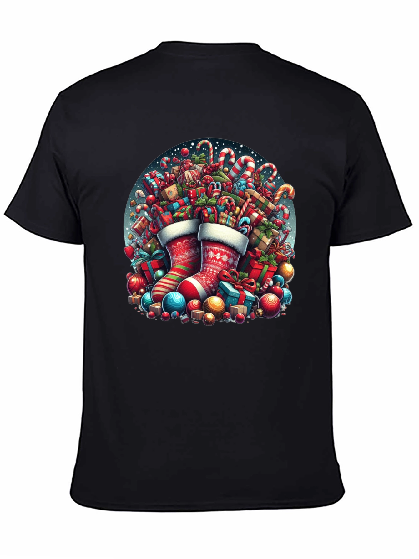 Festive Christmas Stocking T-Shirt