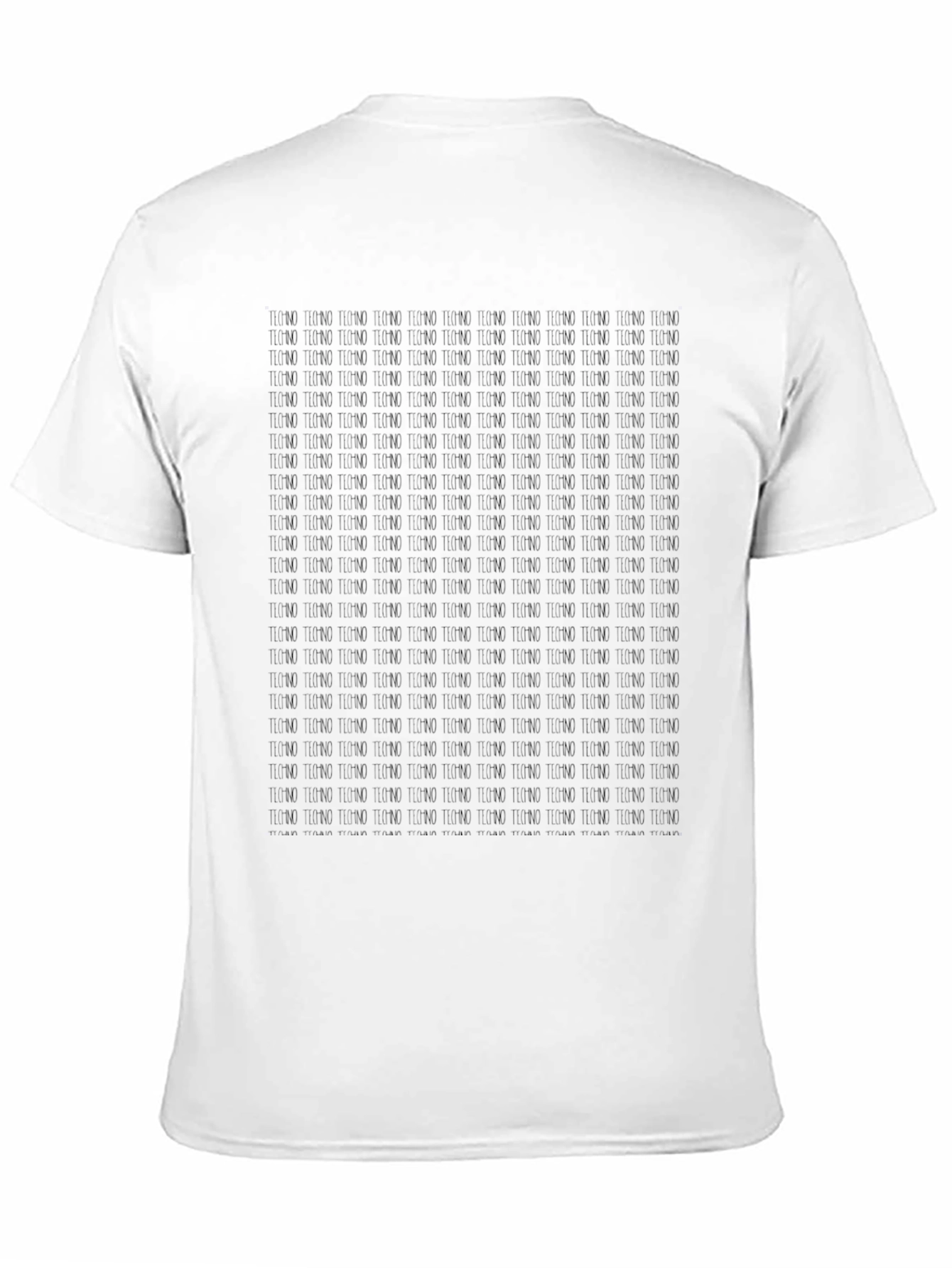 Techno Pattern T-Shirt - Modern Graphic Tee