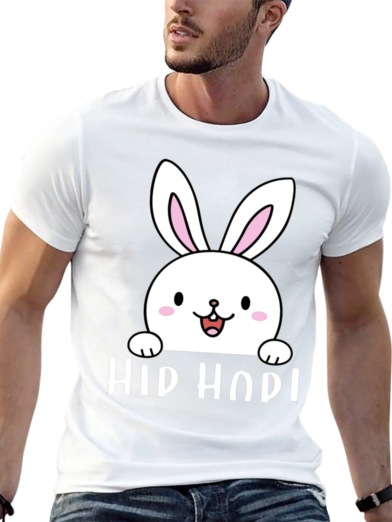 Hip Hop Easter Bunny Graphic Tee