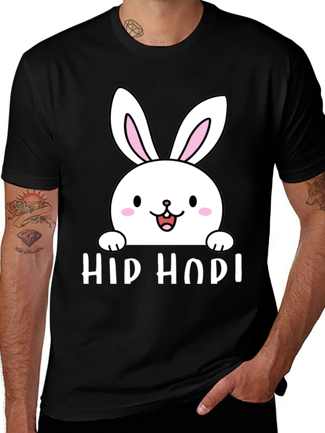 Hip Hop Easter Bunny Graphic Tee