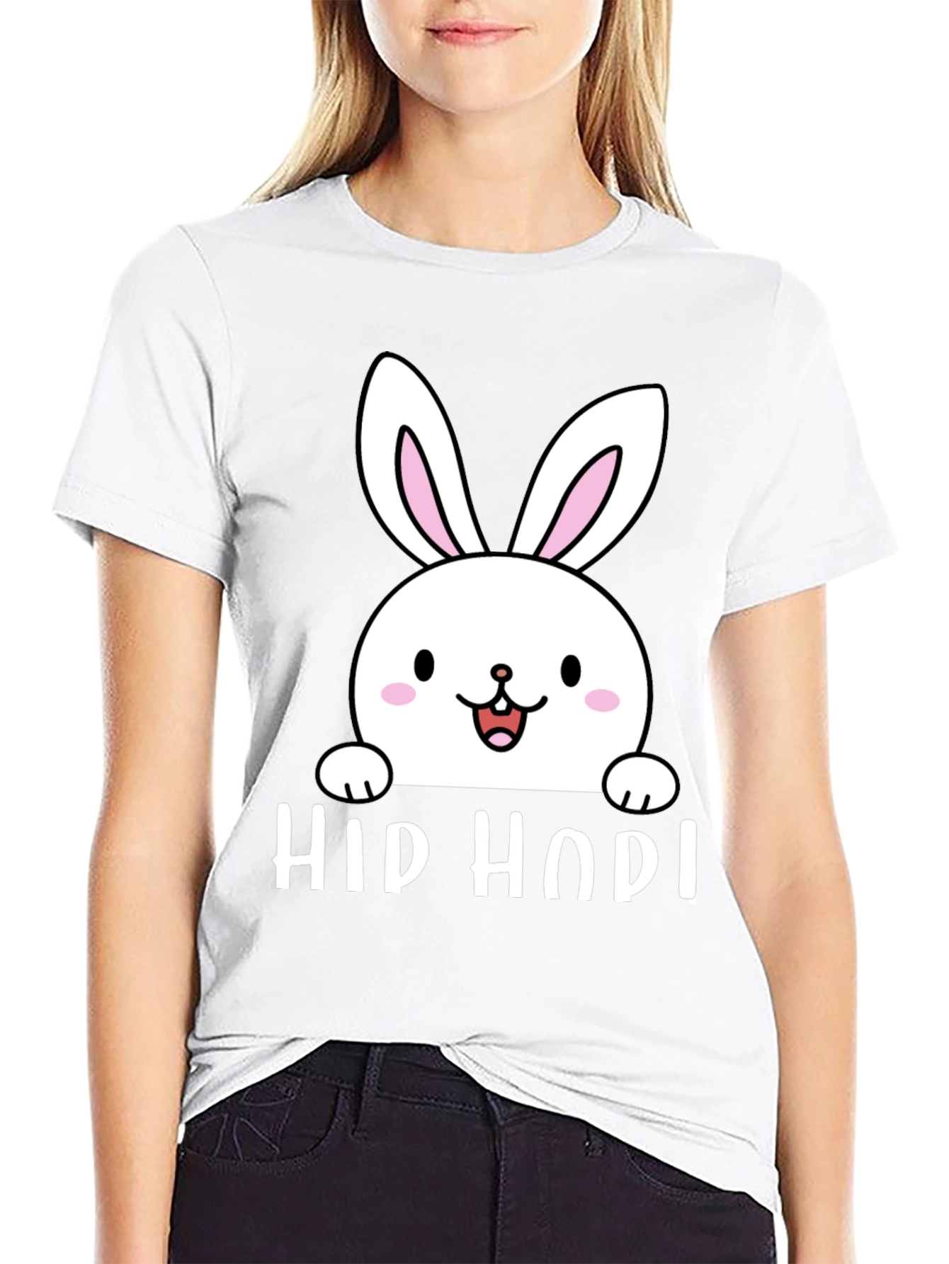 Hip Hop Easter Bunny Graphic Tee