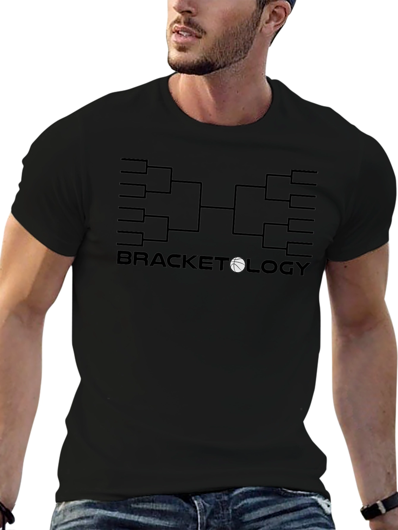 Bracketology Basketball Tournament Graphic Tee