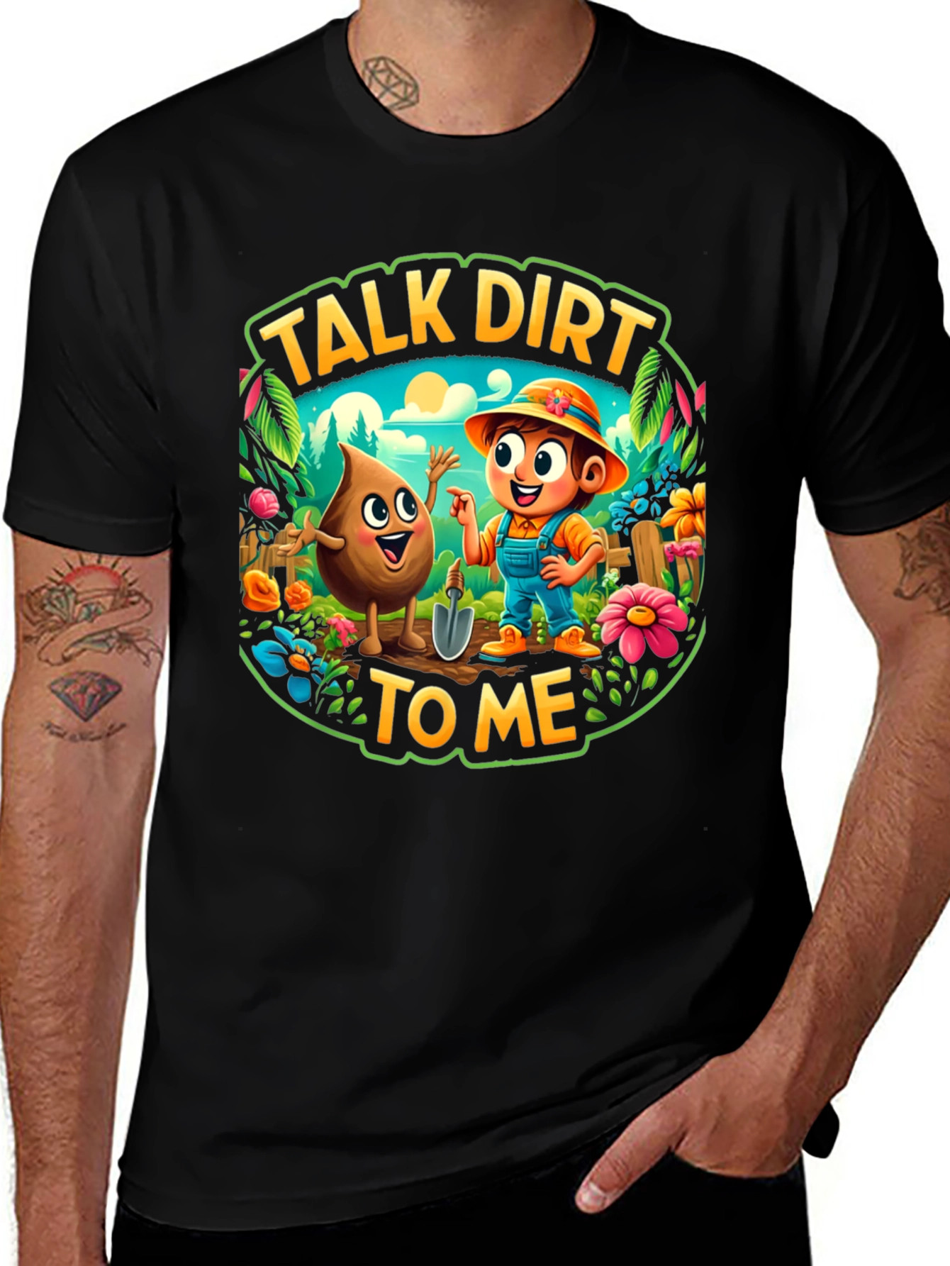 Talk Dirt To Me Funny Gardening T-Shirt