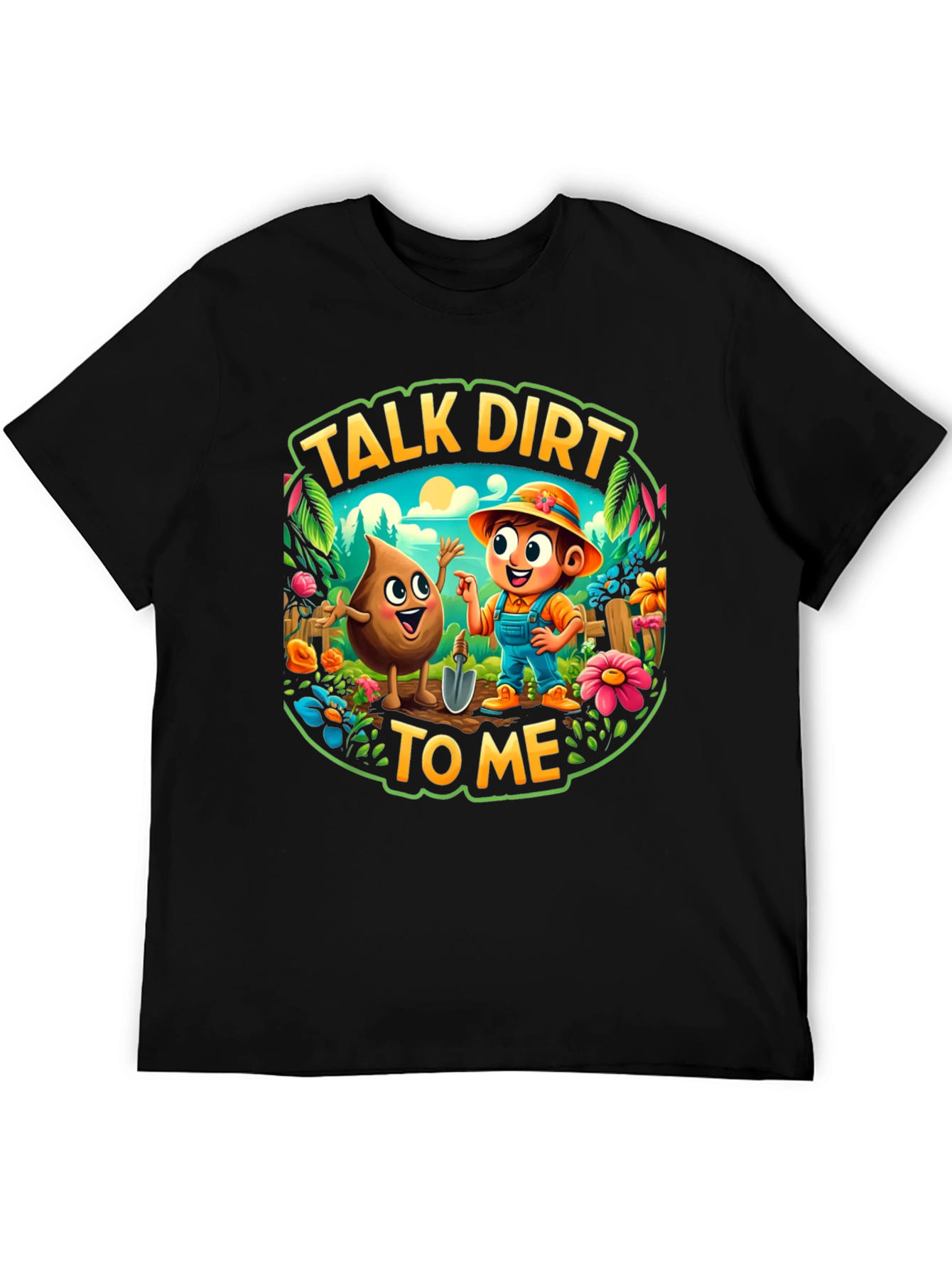 Talk Dirt To Me Funny Gardening T-Shirt