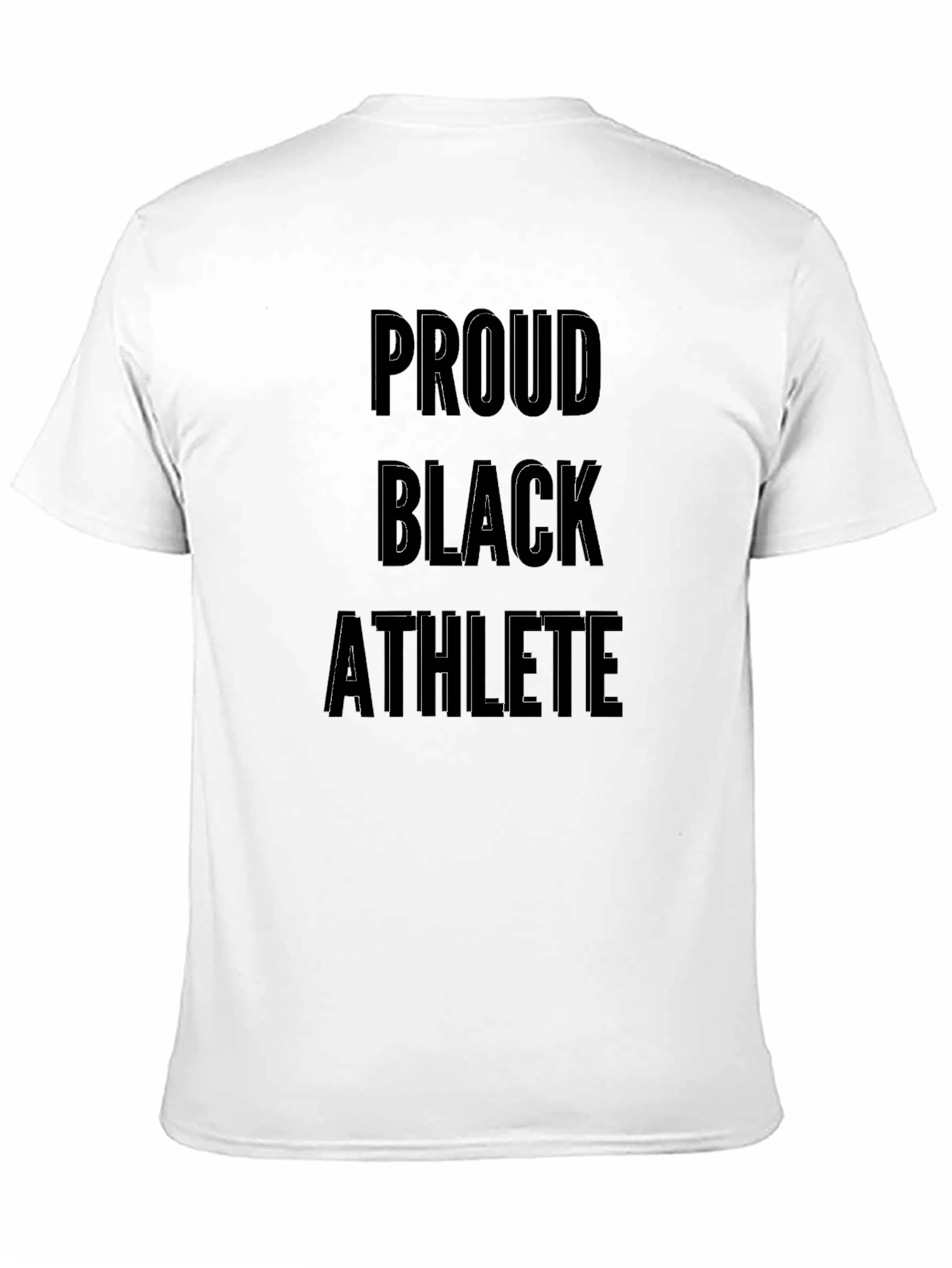 Proud Black Athlete T-Shirt - Black