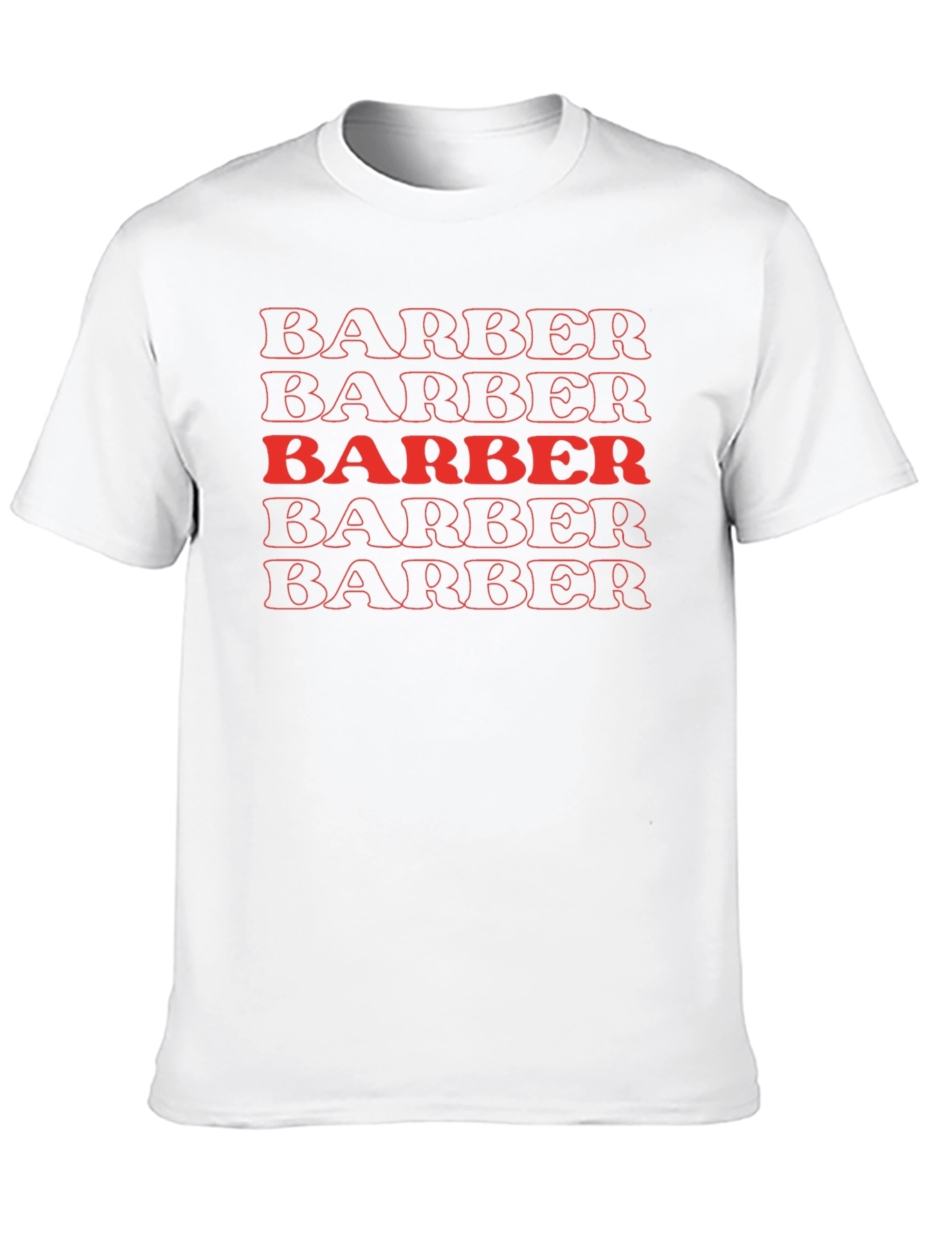 Barber Graphic Tee - Cool Retro Style