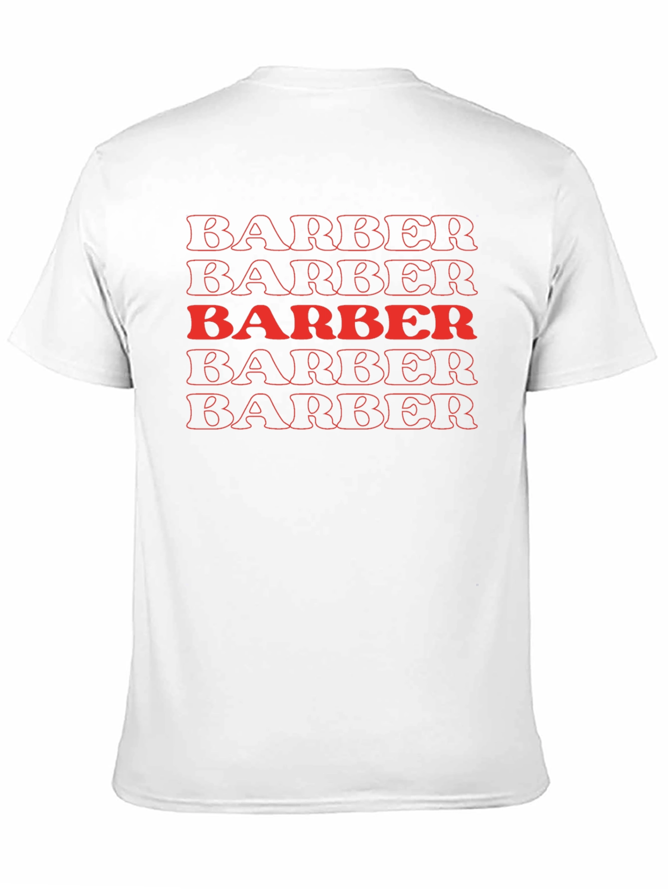 Barber Graphic Tee - Cool Retro Style