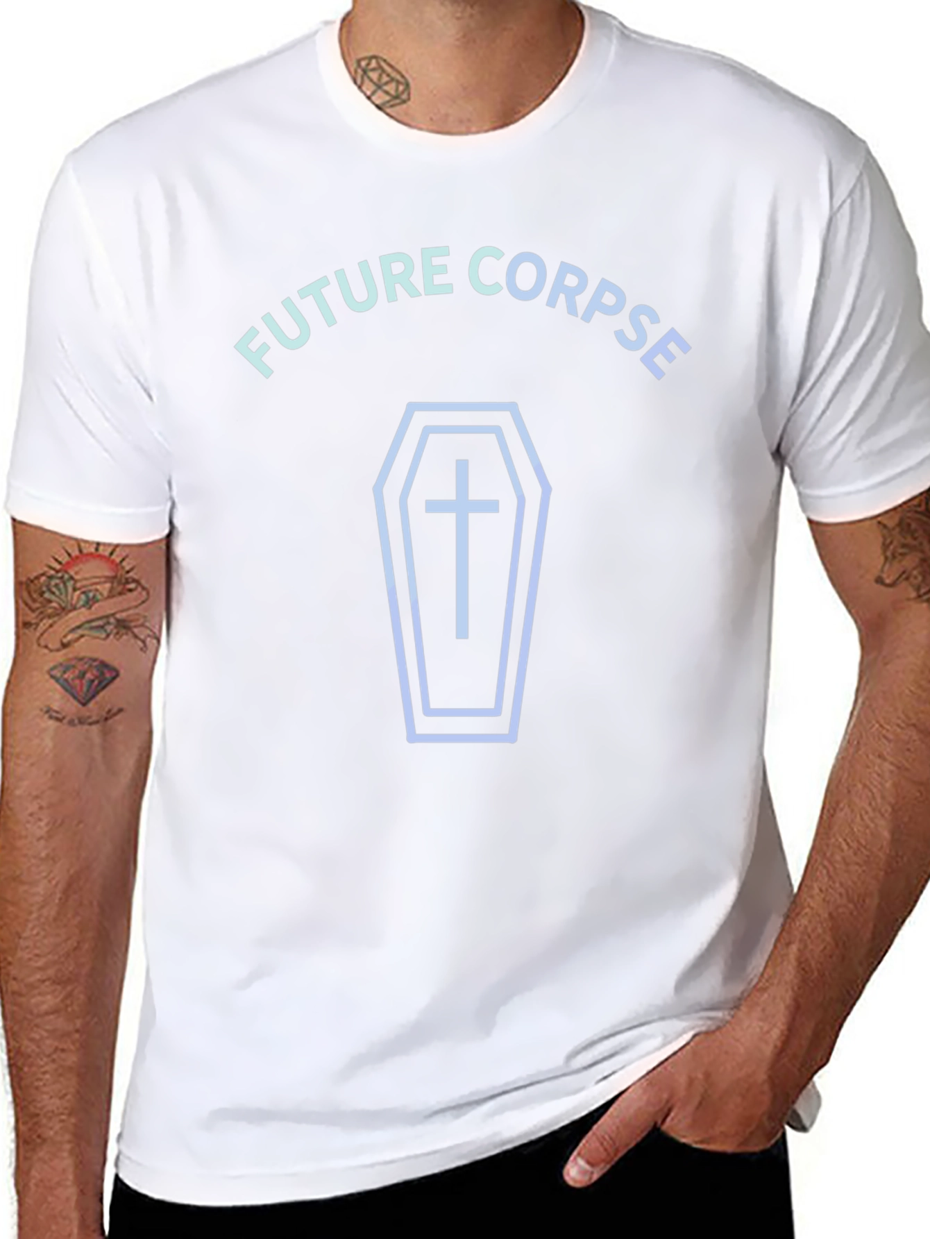 Future Corpse Graphic T-Shirt - Black