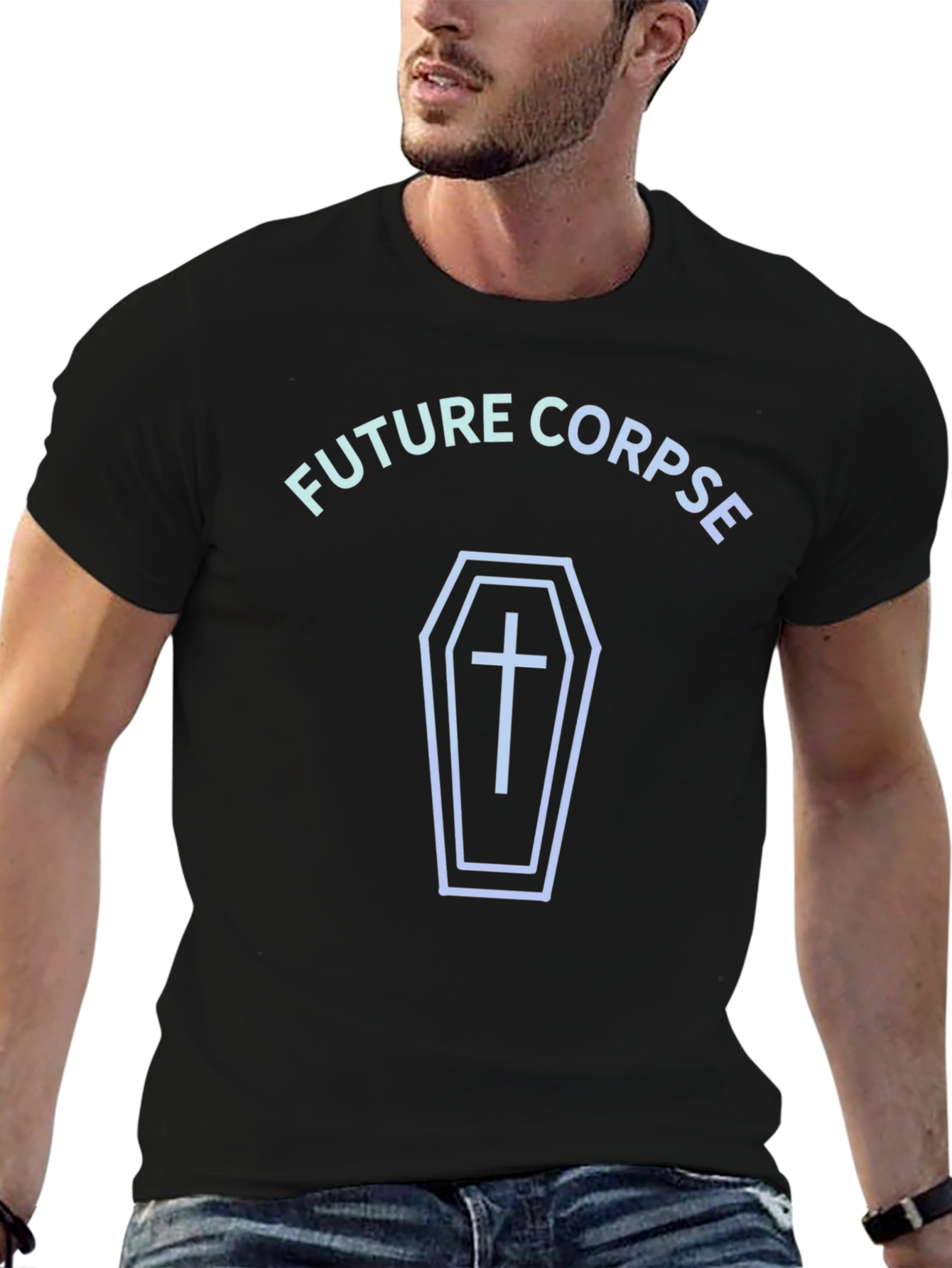 Future Corpse Graphic T-Shirt - Black
