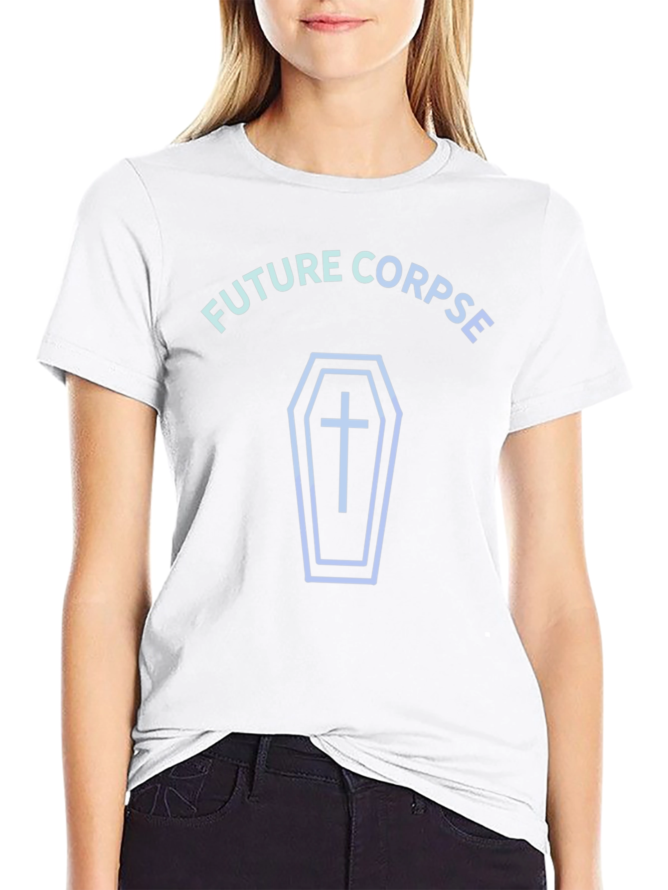 Future Corpse Graphic T-Shirt - Black