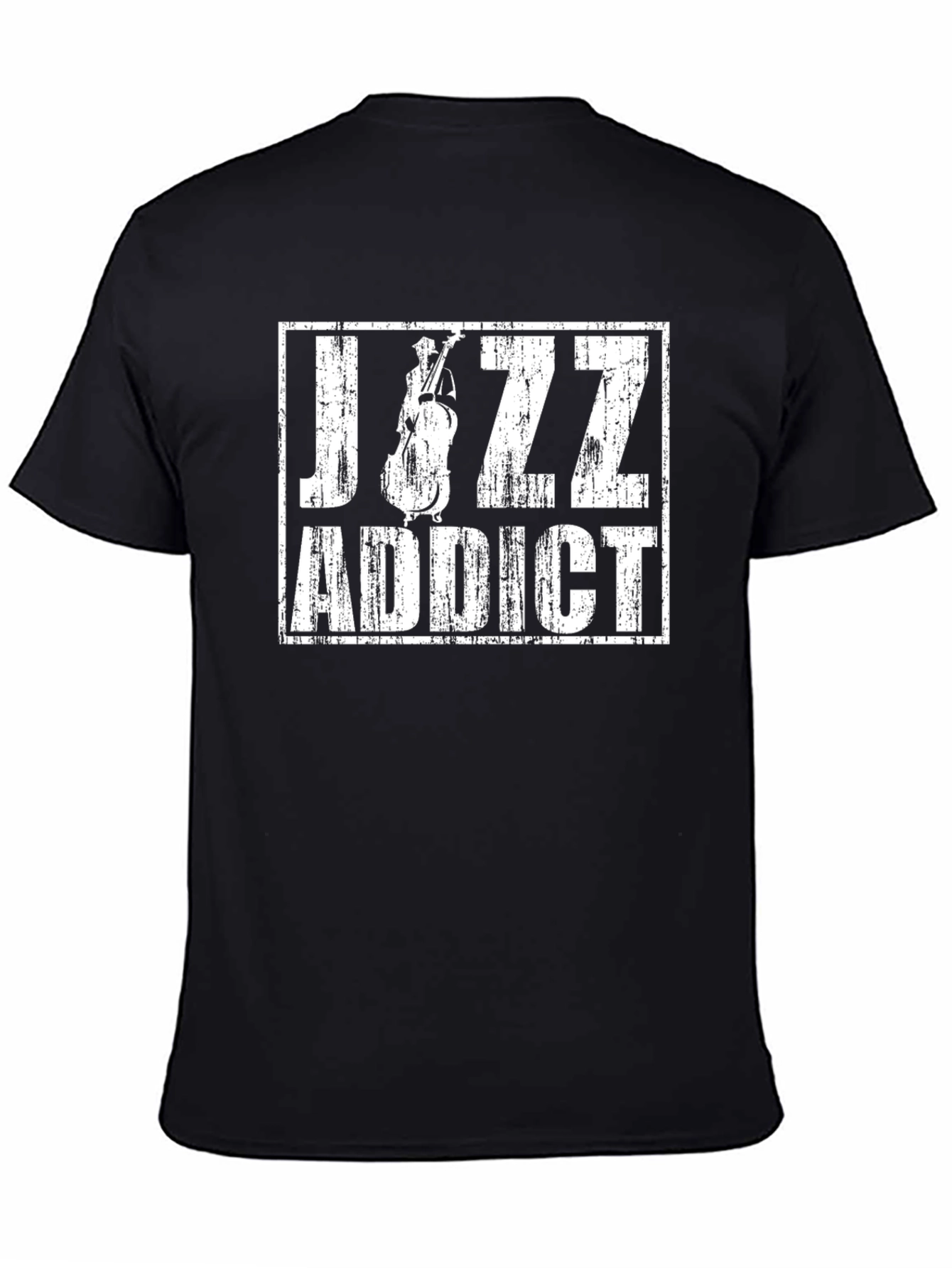 Jazz Addict Graphic T-Shirt - Music Lover Tee
