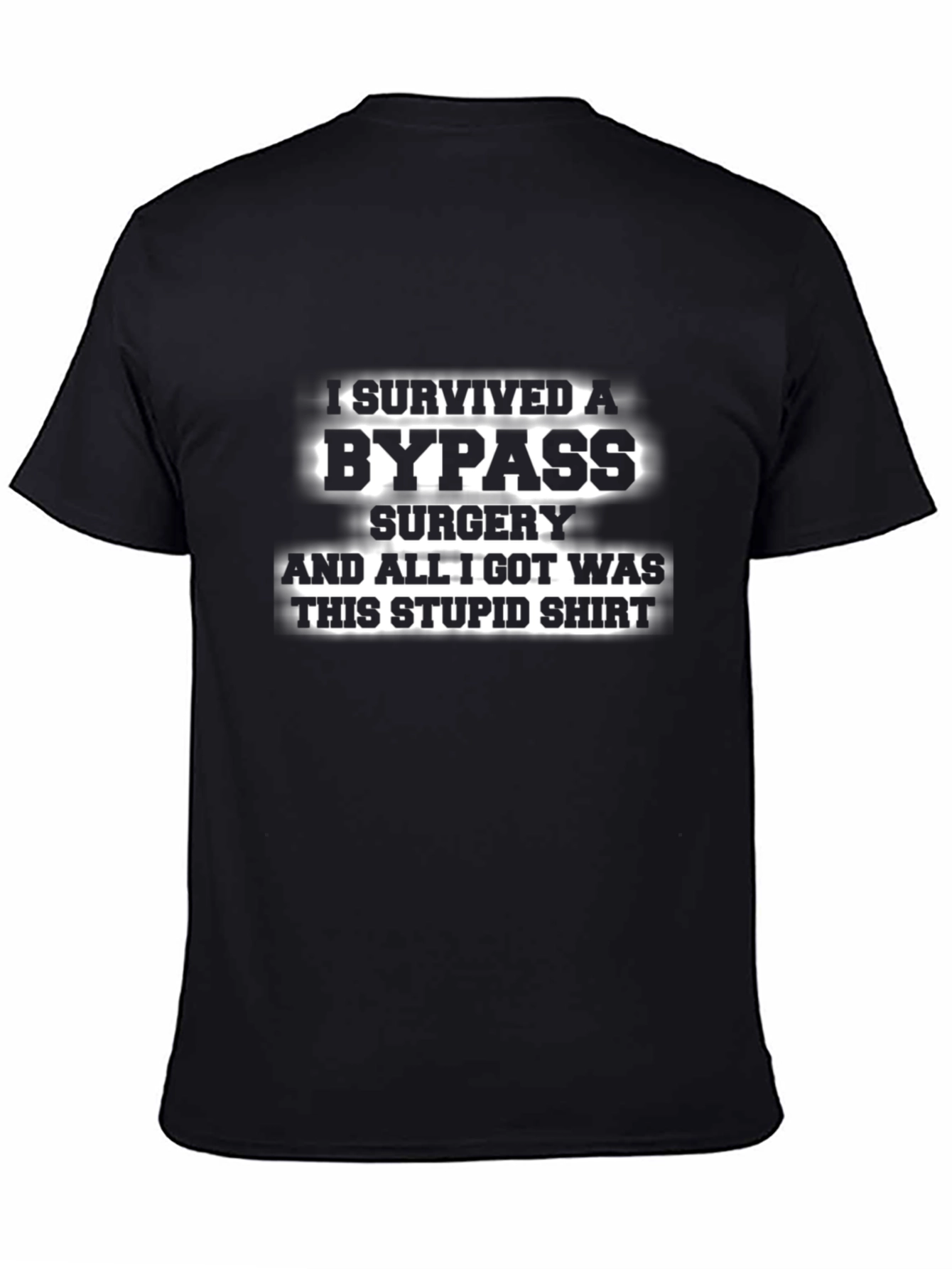 Bypass Surgery Survivor Graphic T-Shirt