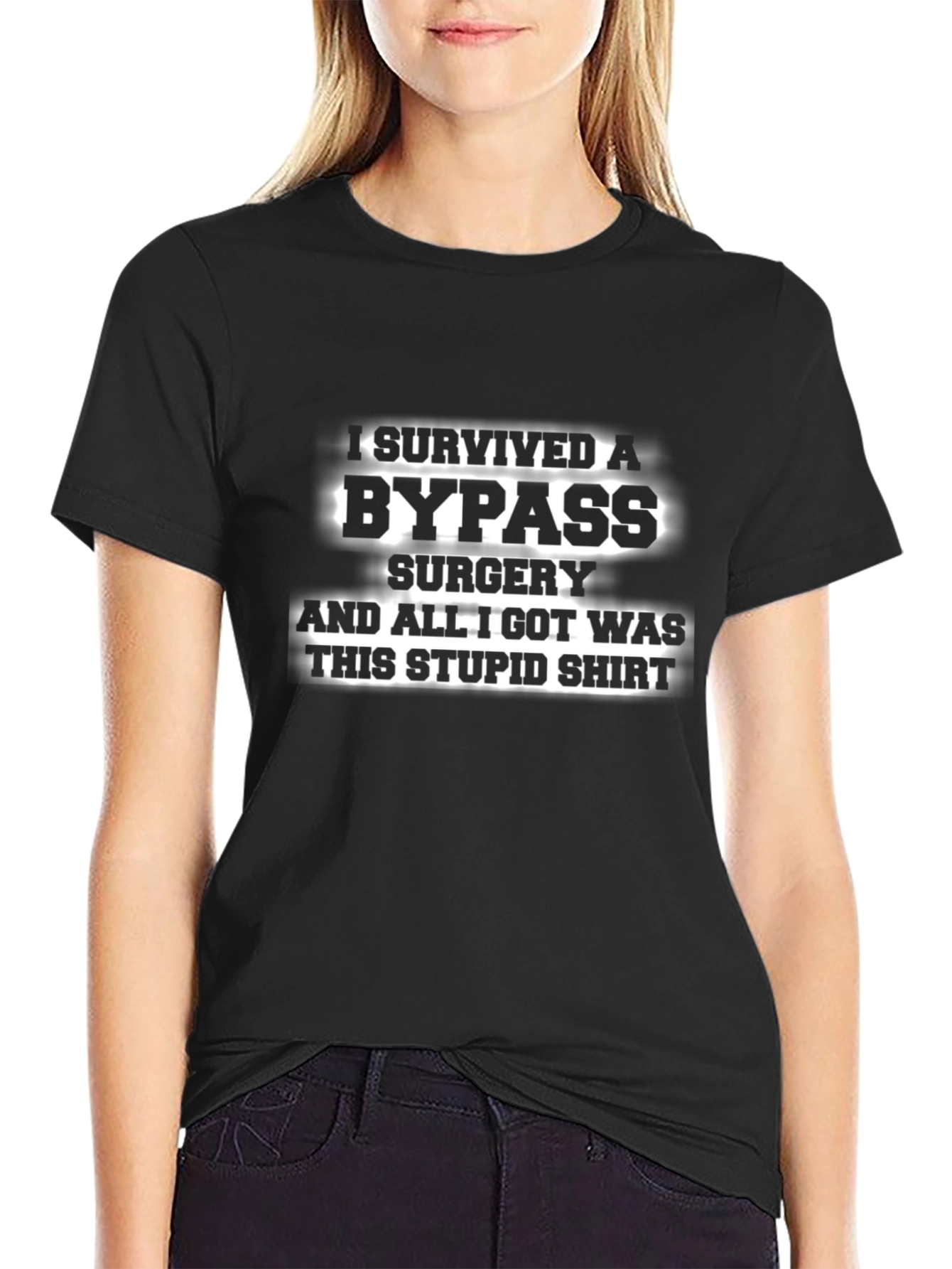 Bypass Surgery Survivor Graphic T-Shirt