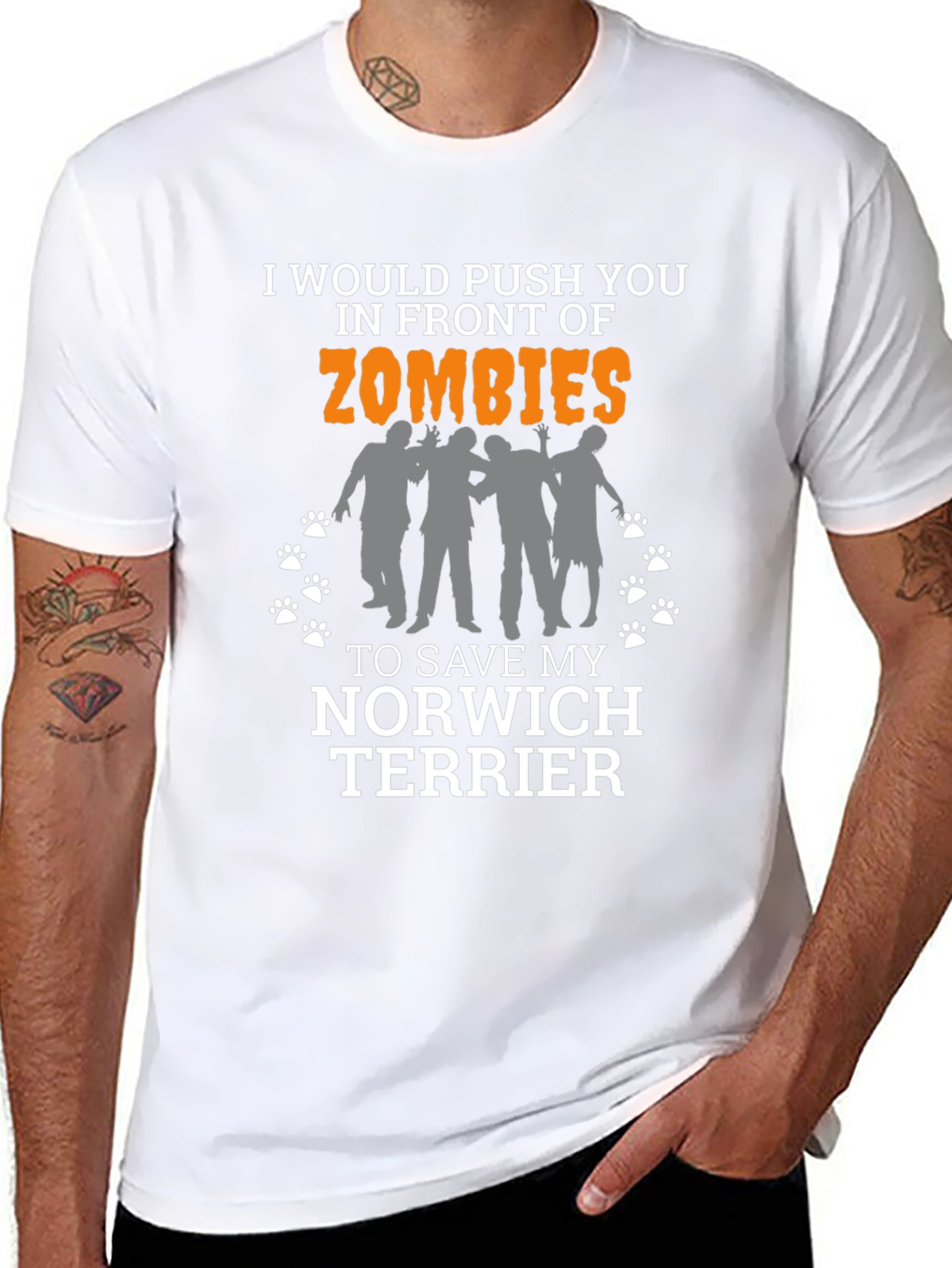 Zombie Norwich Terrier T-Shirt