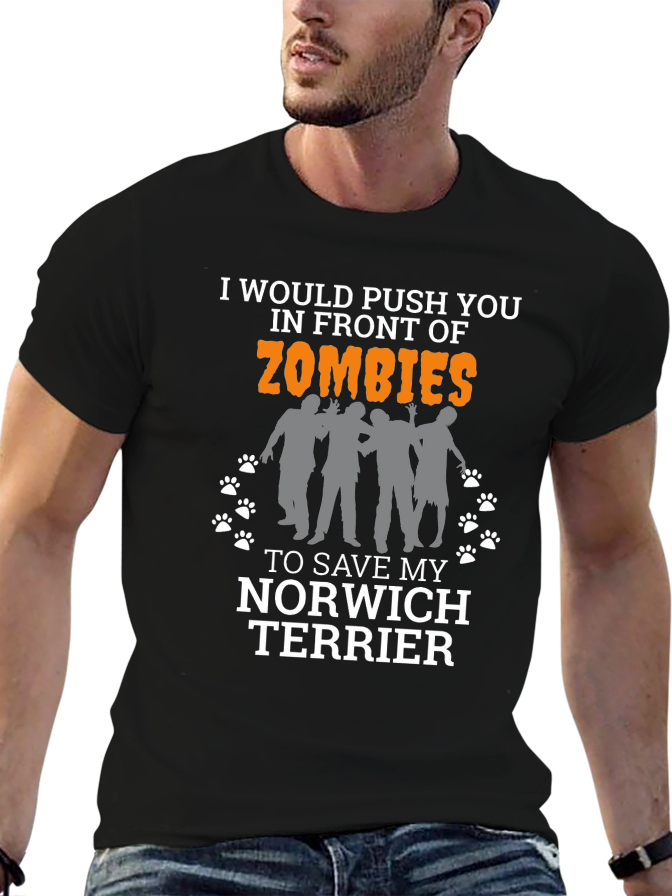 Zombie Norwich Terrier T-Shirt